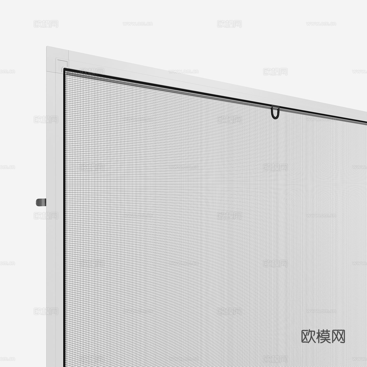 现代百叶帘 卷帘 纱帘 窗帘 蚊帐 罗马帘3d模型