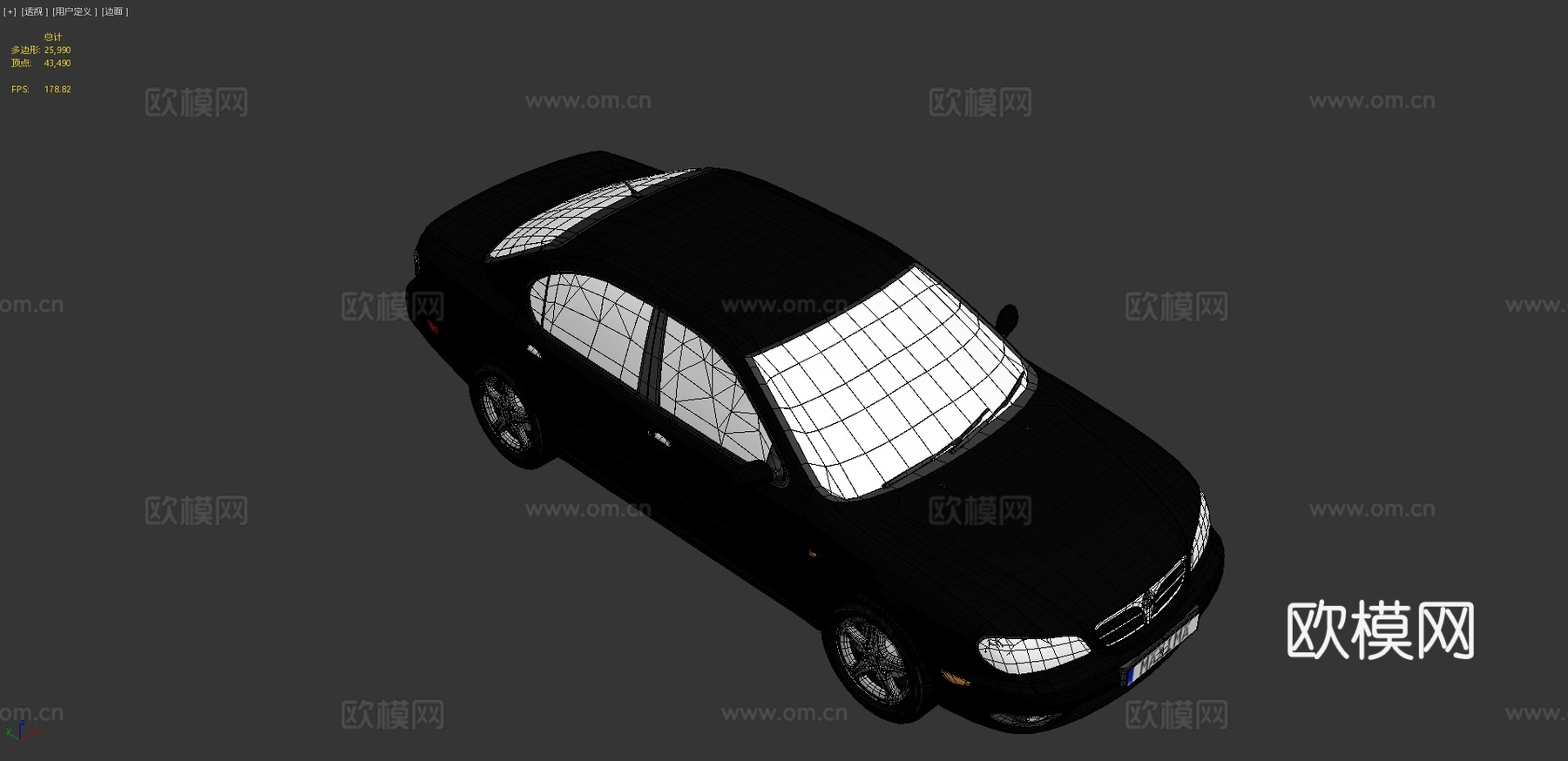 日产Maxima汽车su模型