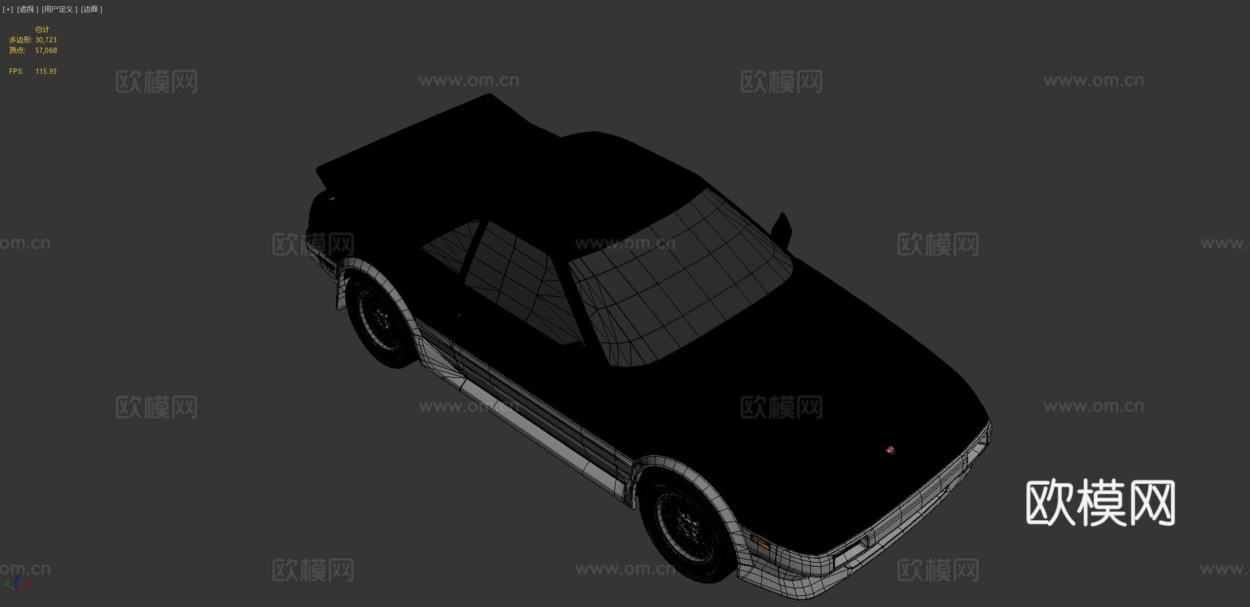 丰田MR2汽车su模型