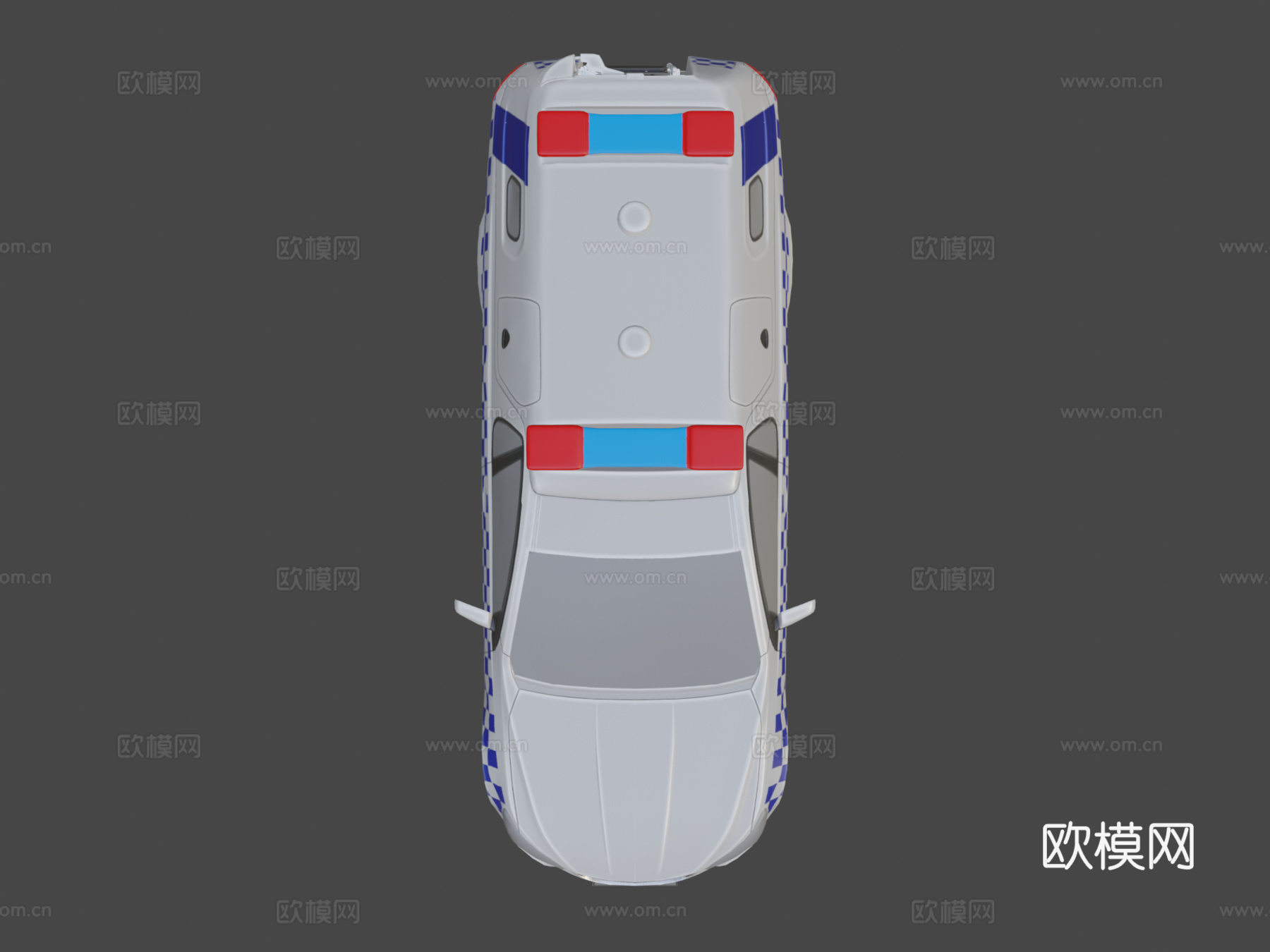 霍尔顿UTE警车su模型