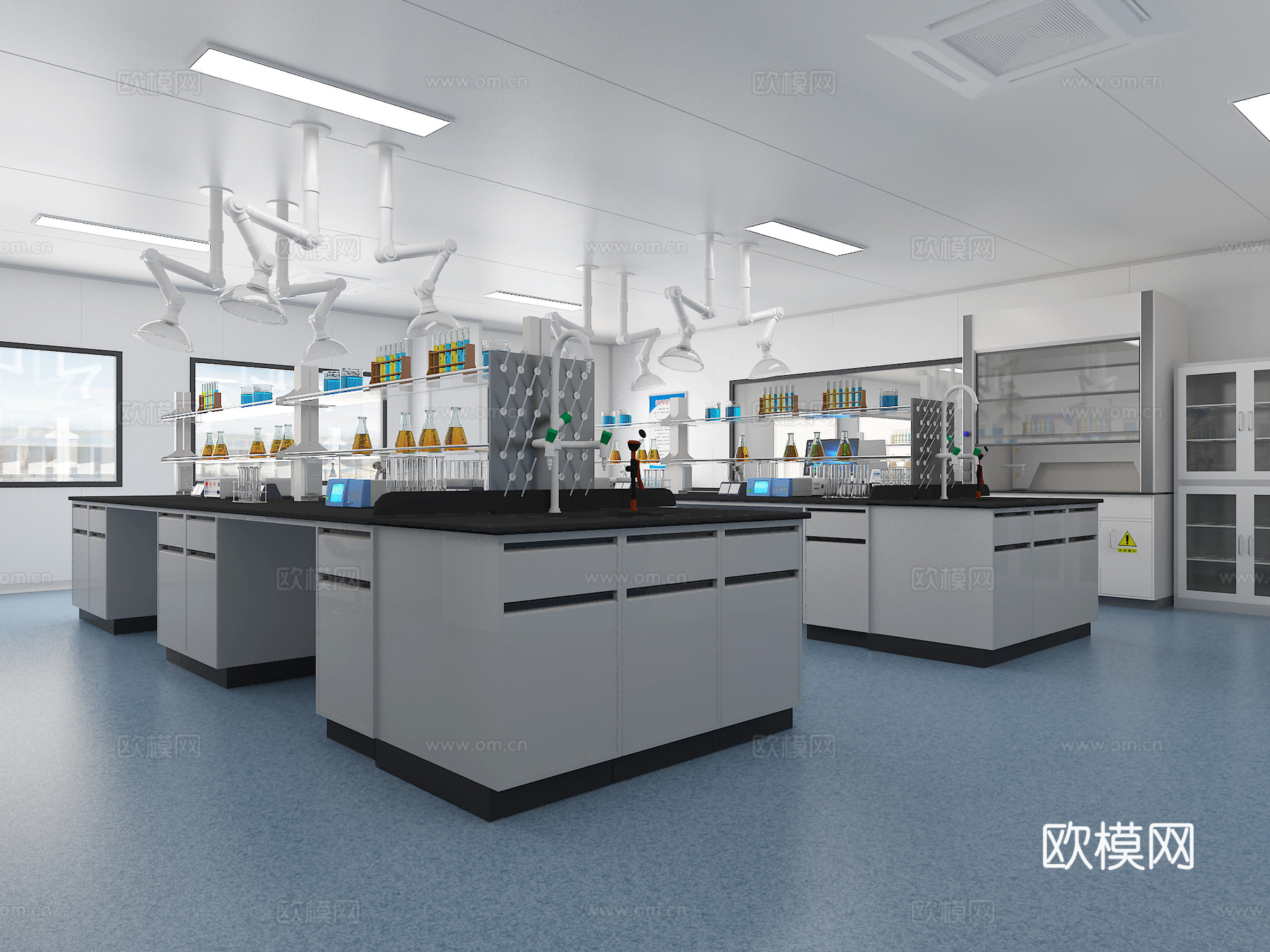 现代实验室3d模型下载
