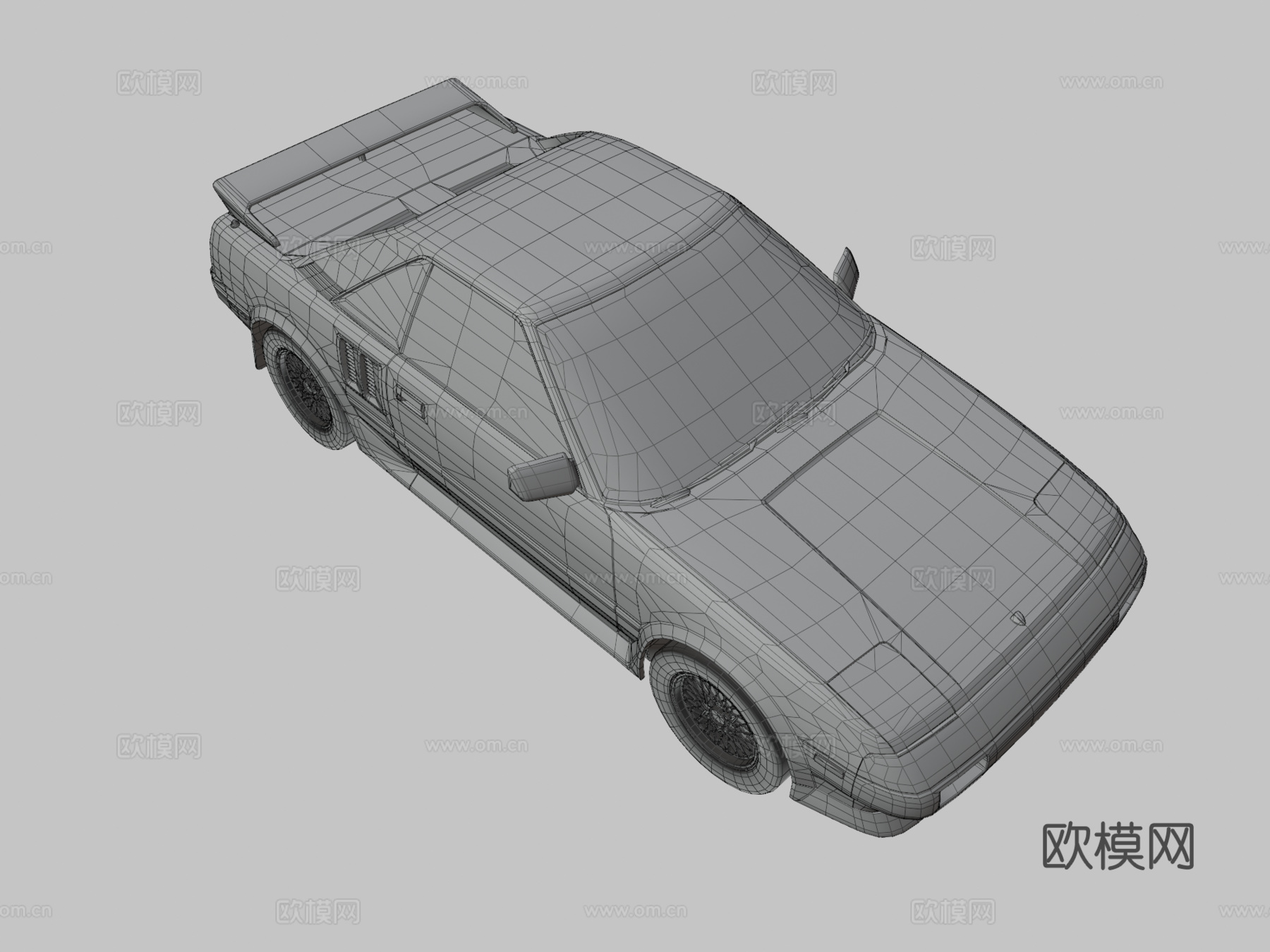 丰田MR2汽车su模型