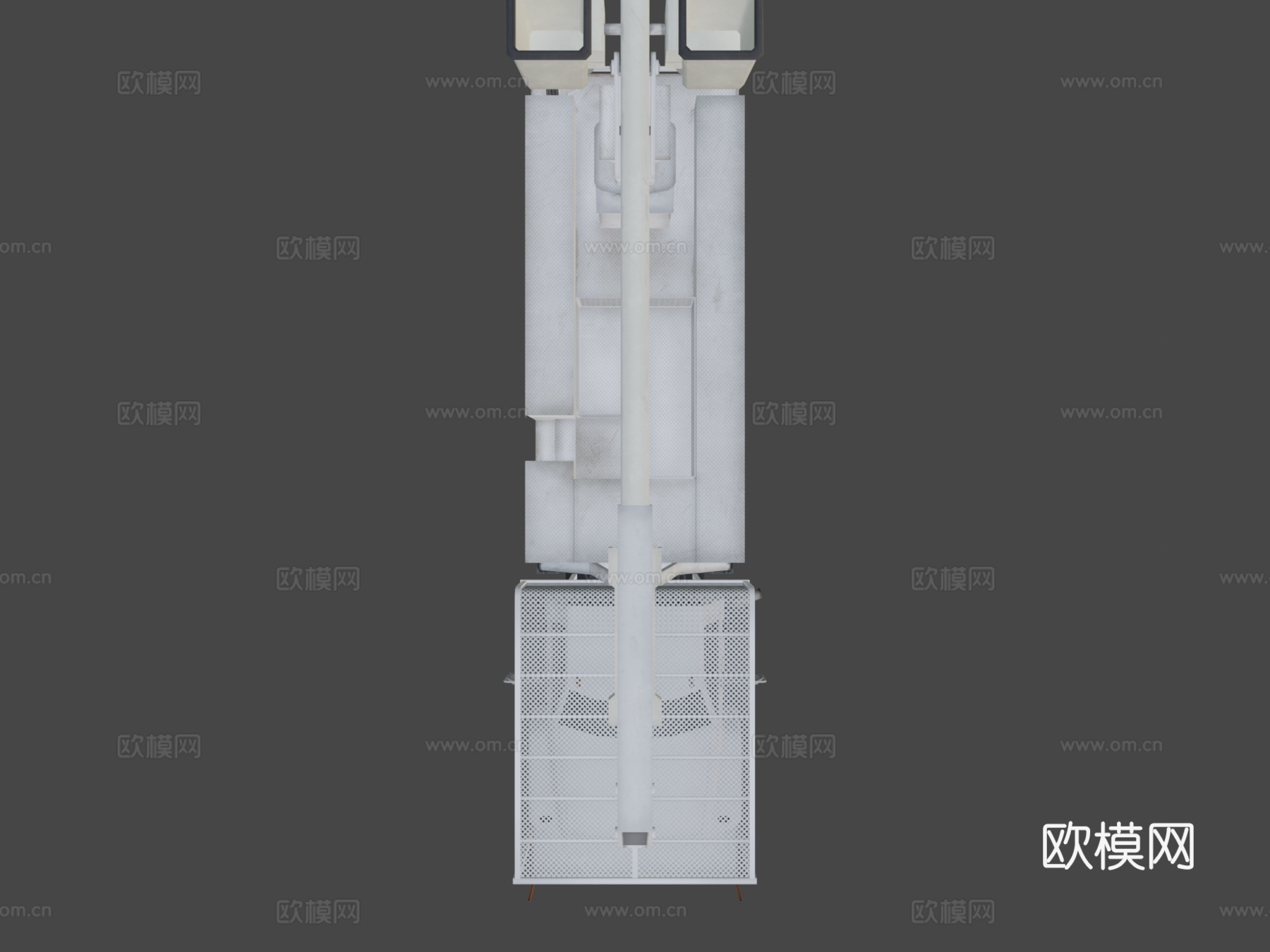 公用事业铲车su模型