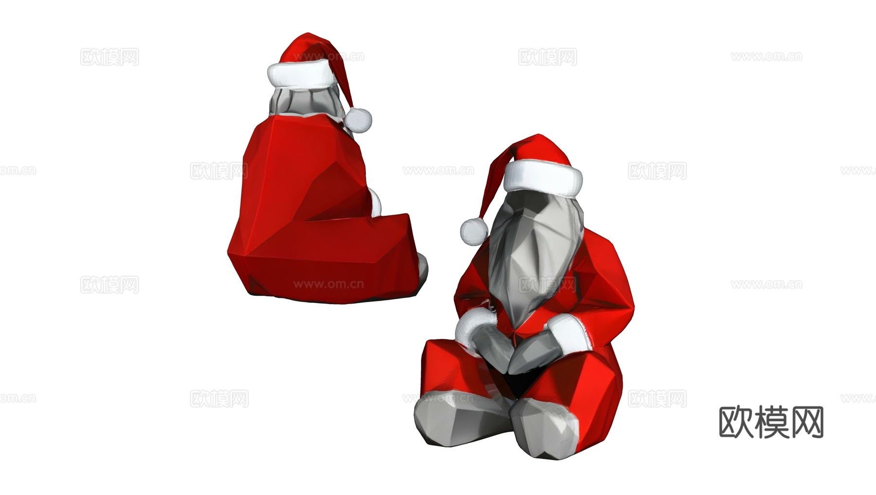 赛博朋克 圣诞老人su模型下载（渲染图1）