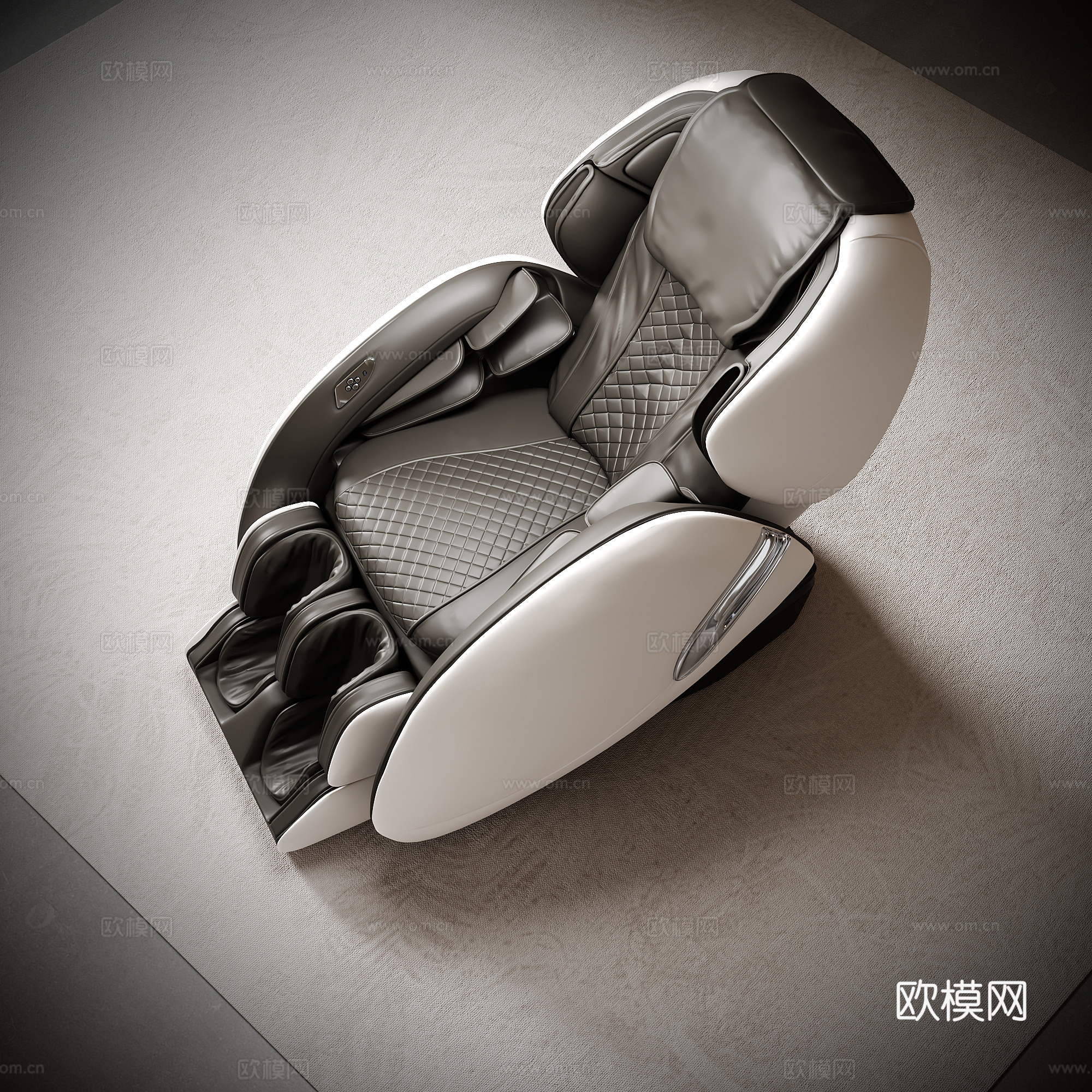 现代按摩椅 按摩沙发3d模型下载