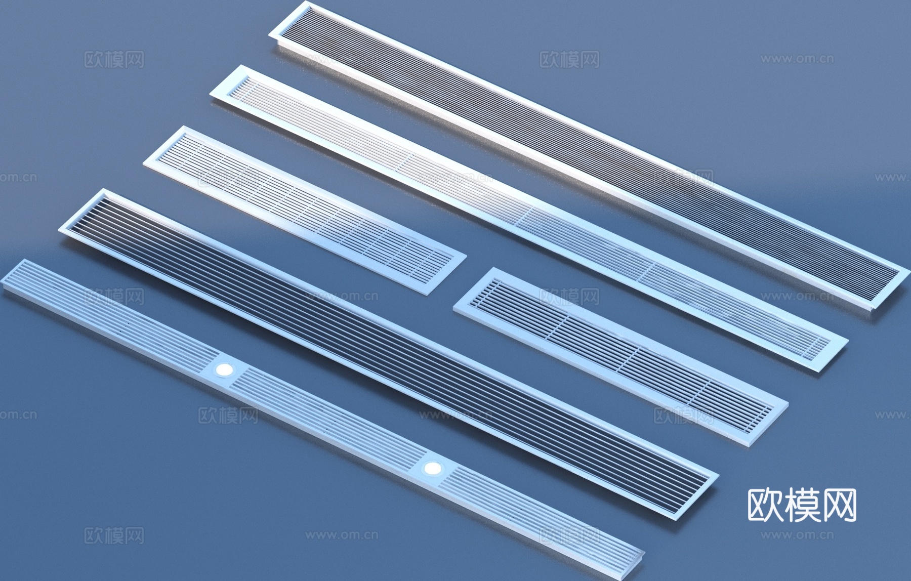空调出风口 排风口 新风口3d模型