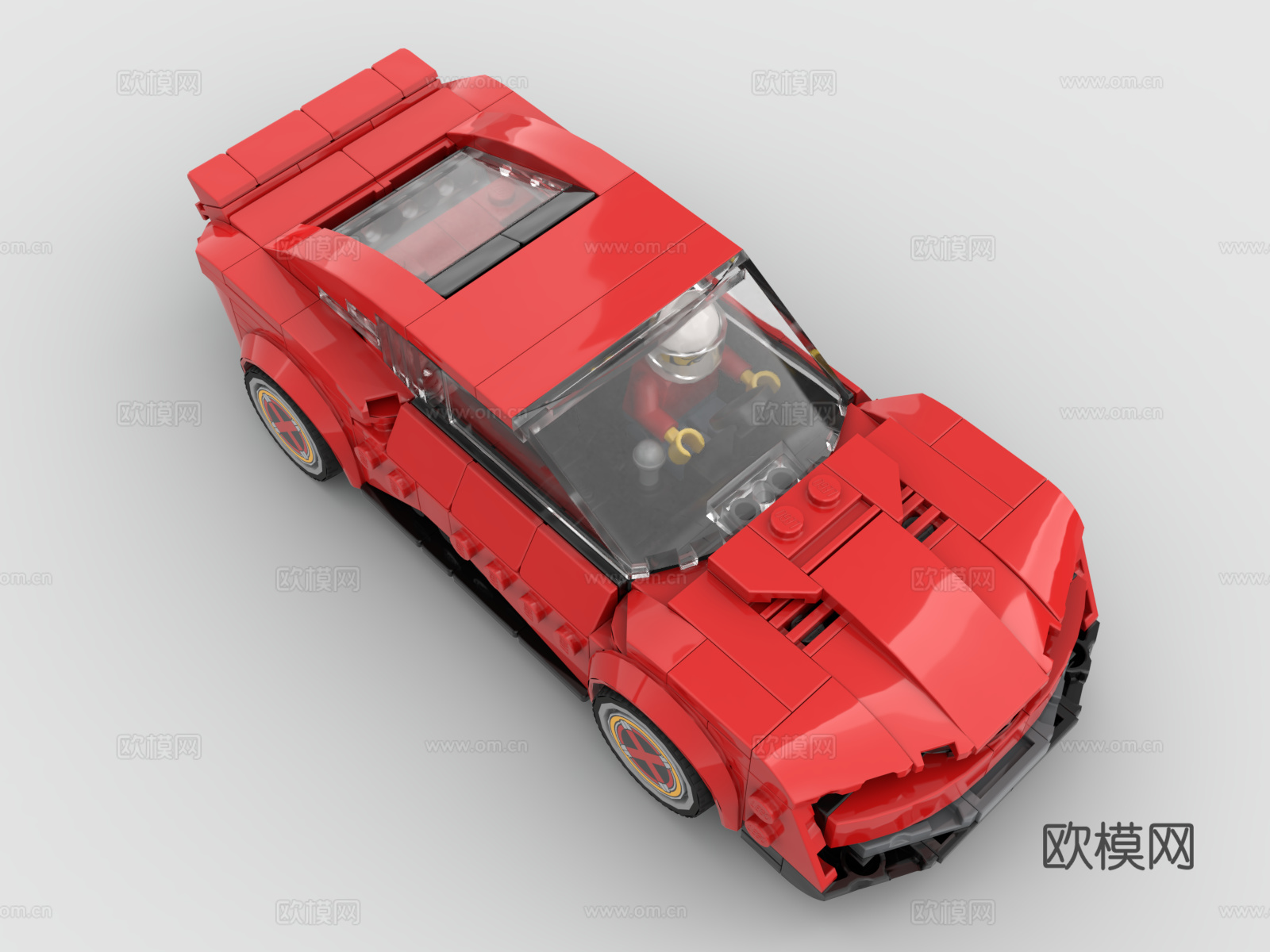 乐高 LEGO 玩具 跑车 汽车 车辆 超跑3d模型