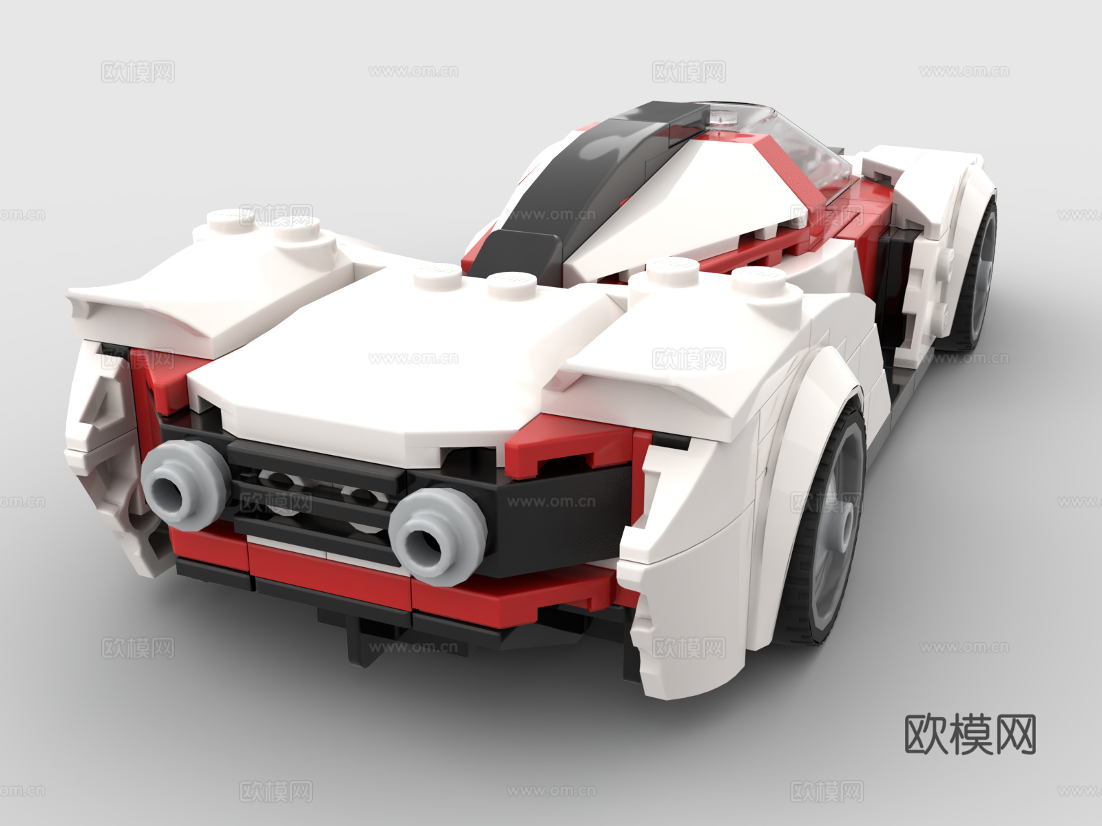 乐高 LEGO 玩具 跑车 汽车 车辆 超跑3d模型