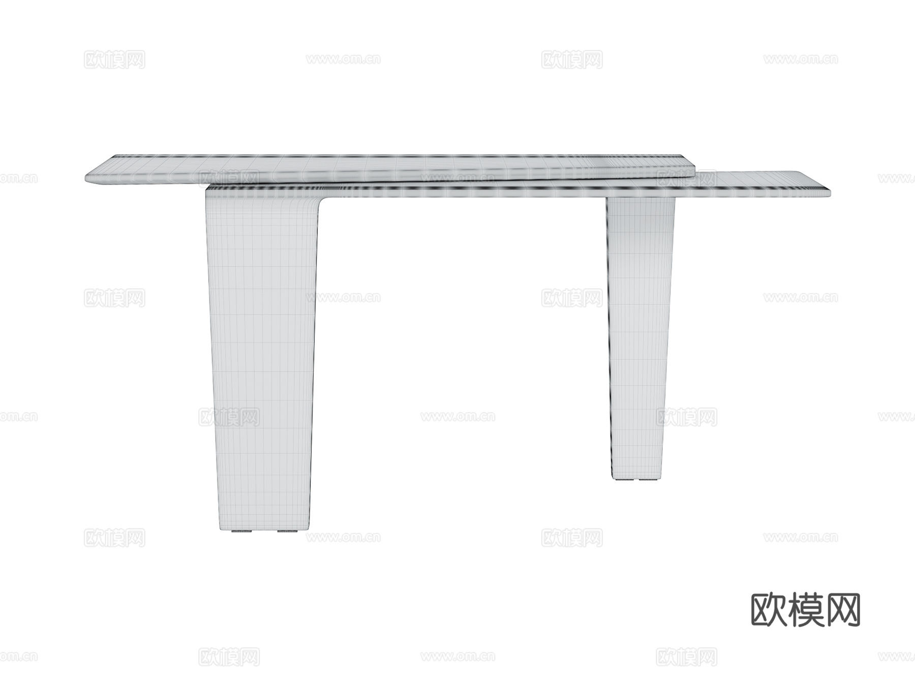 visionnaire意式玄关台 玄关桌3d模型