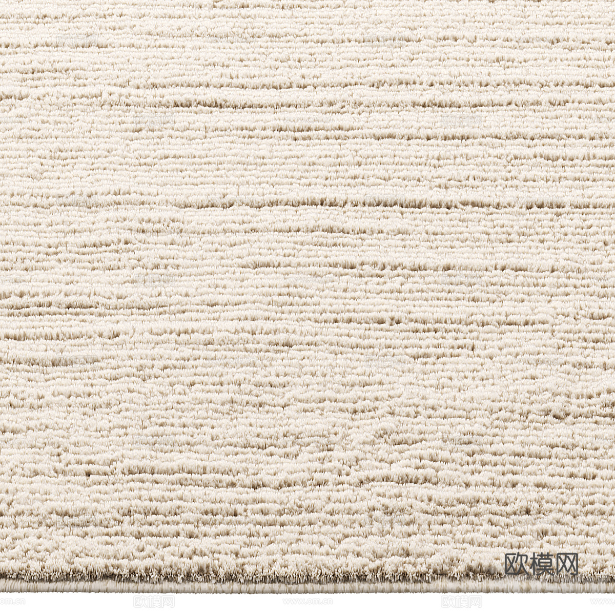 方形地毯 毛绒地毯3d模型下载（渲染图4）