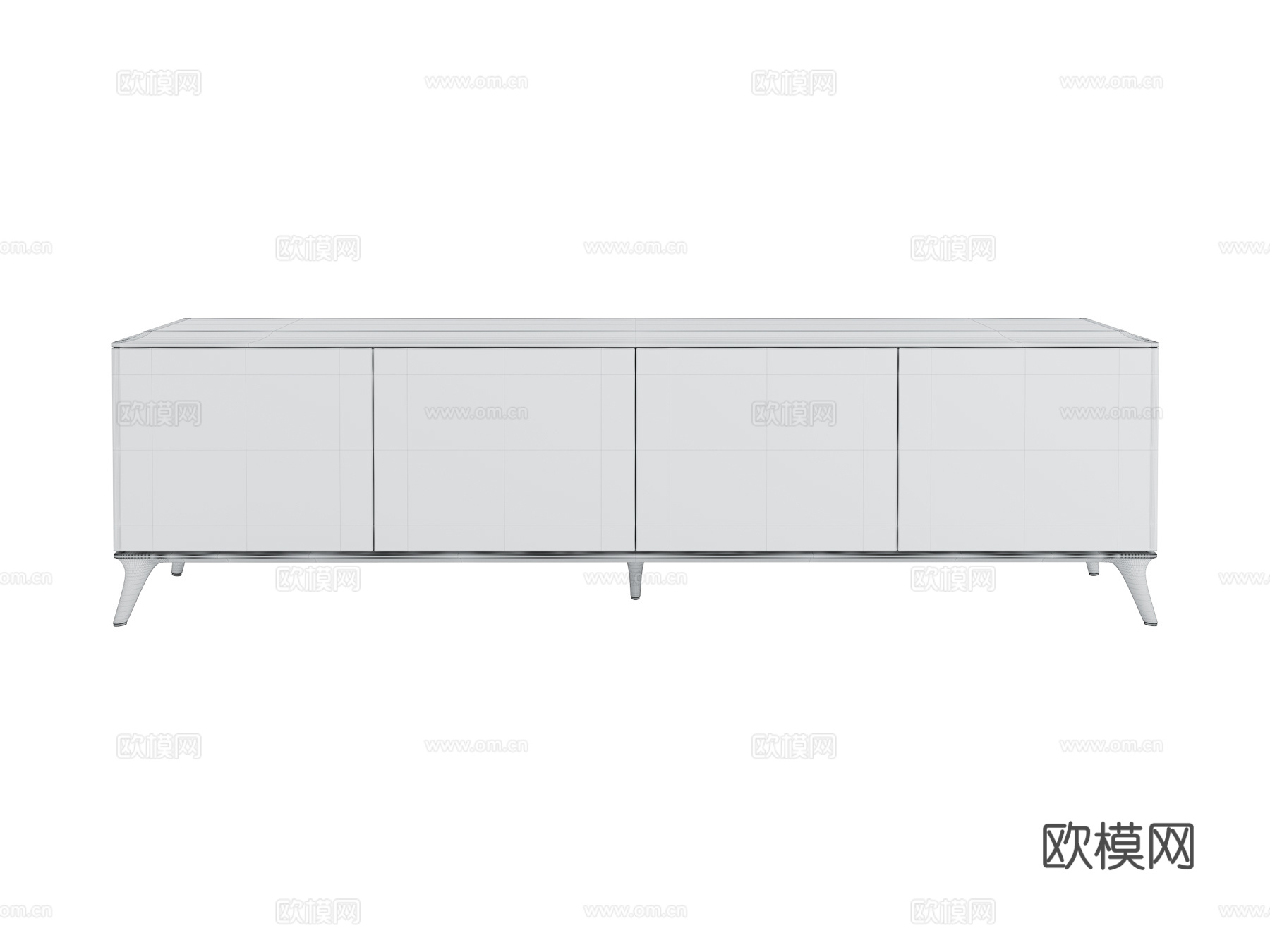 visionnaire 电视柜3d模型下载（渲染图3）