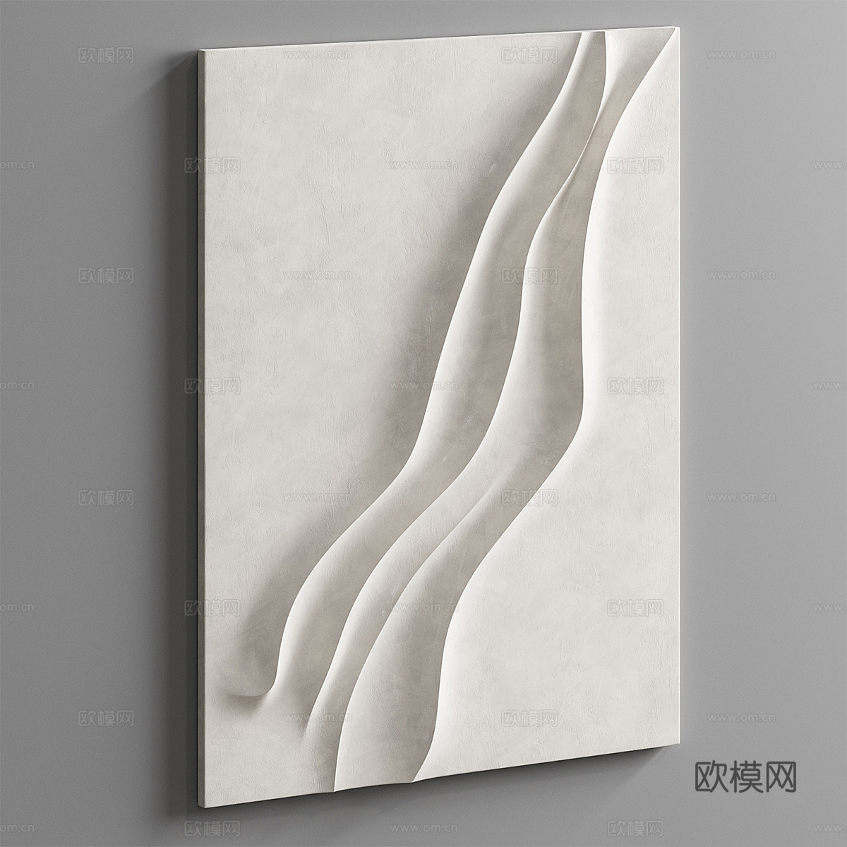 现代挂画 艺术画 挂画3d模型