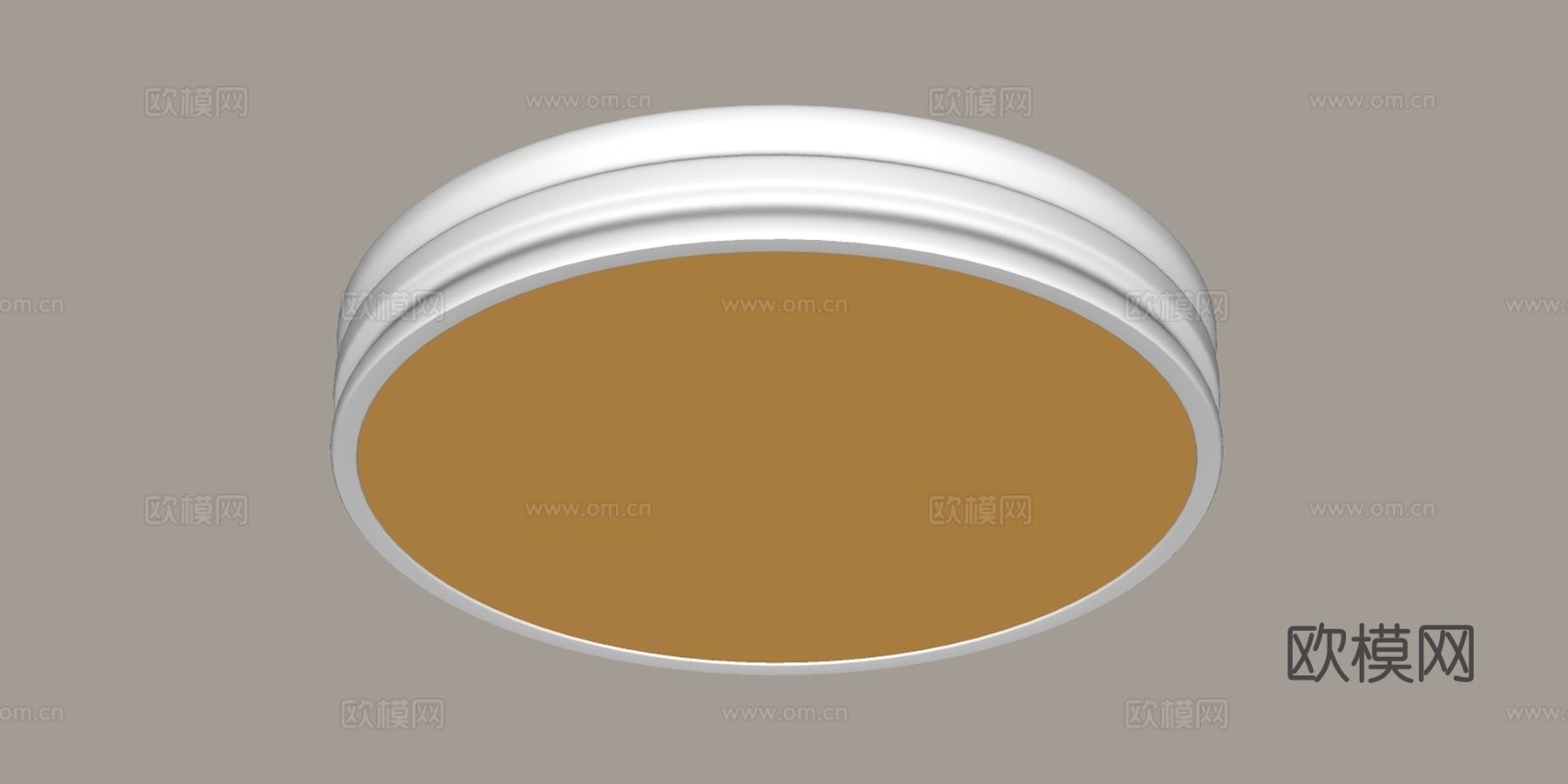 现代包豪斯吸顶灯su模型