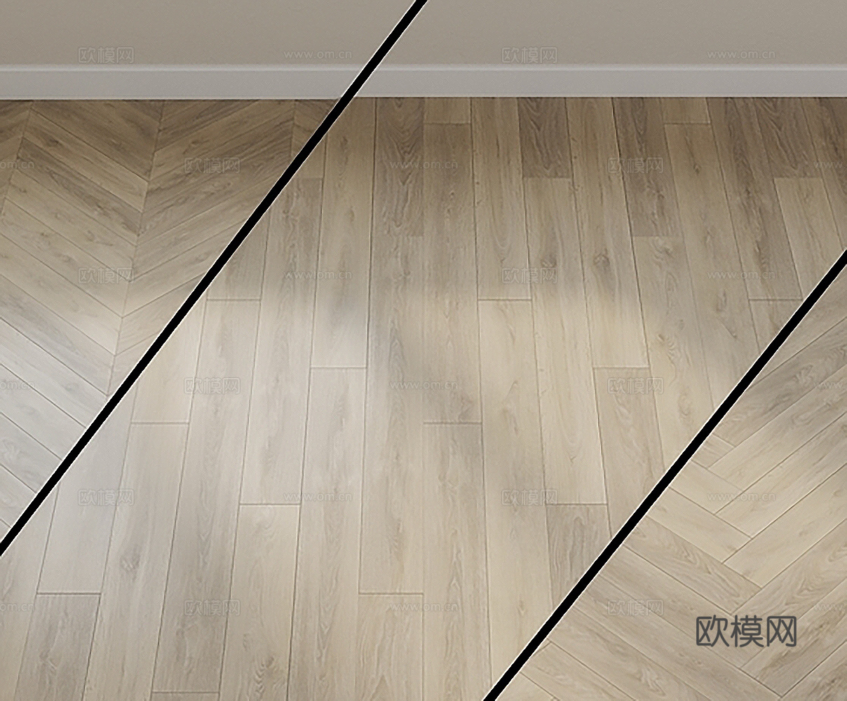 浅色地板 木地板3d模型下载