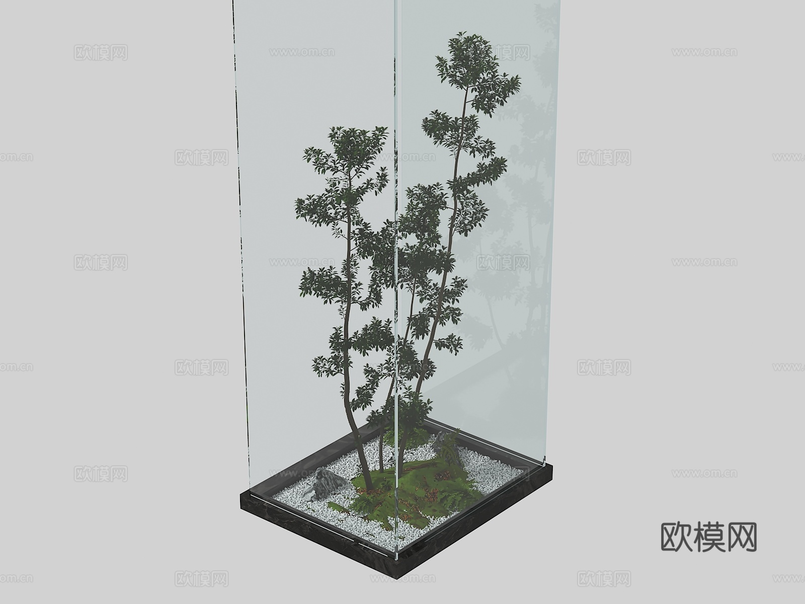 植物景观 植物堆3d模型