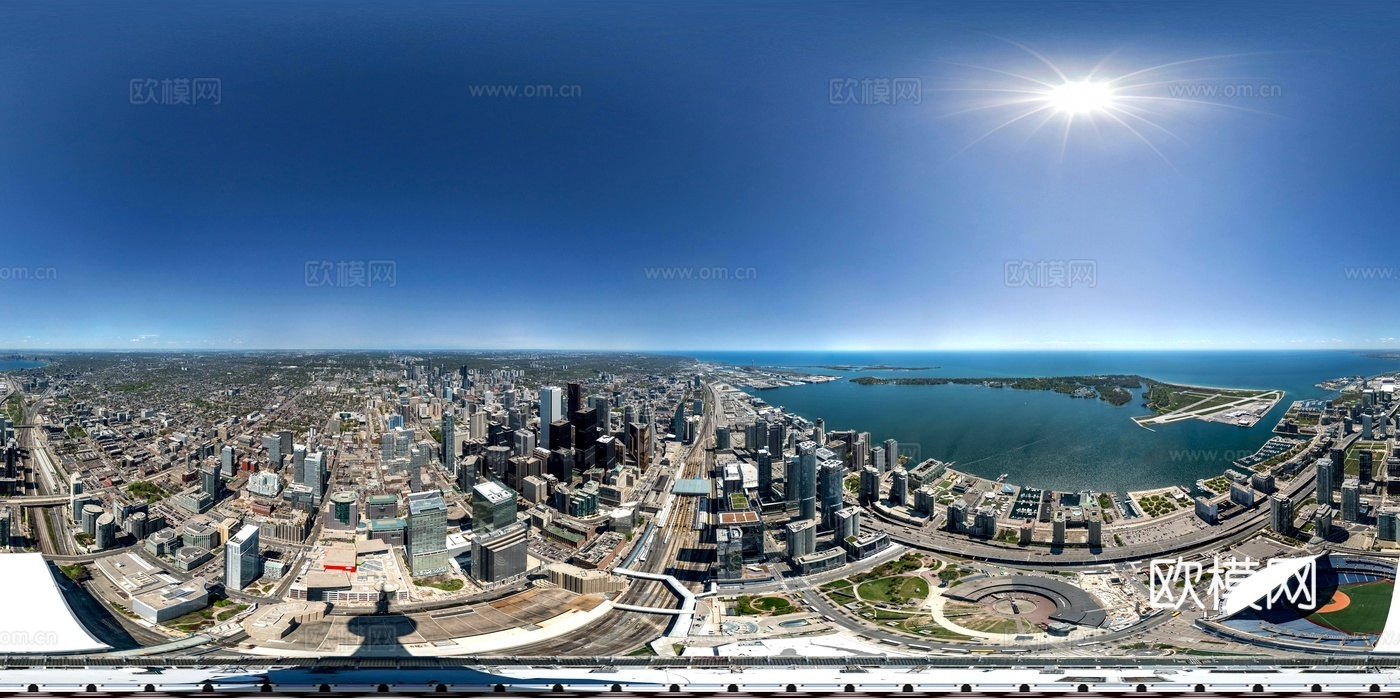 HDR滨海城市全景下载