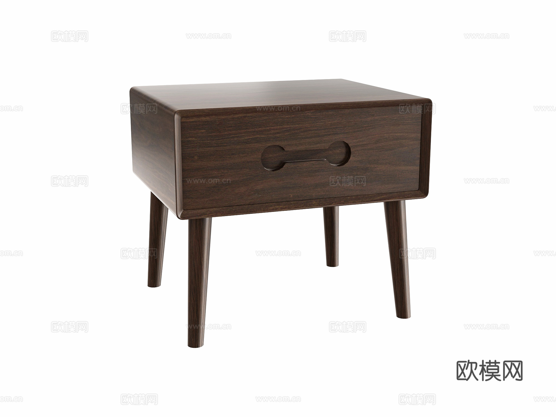 床头柜3d模型下载