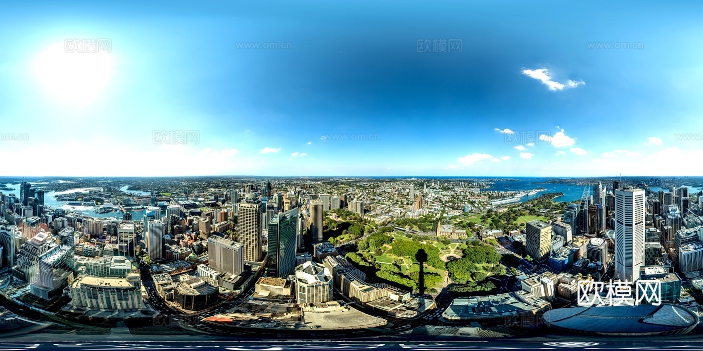 HDR现代生态城市远景下载