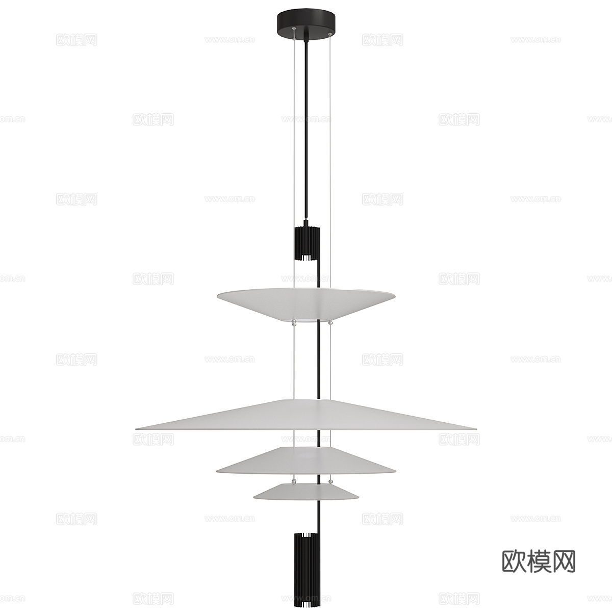 现代简约吊灯 餐厅吊灯 客厅吊灯3d模型