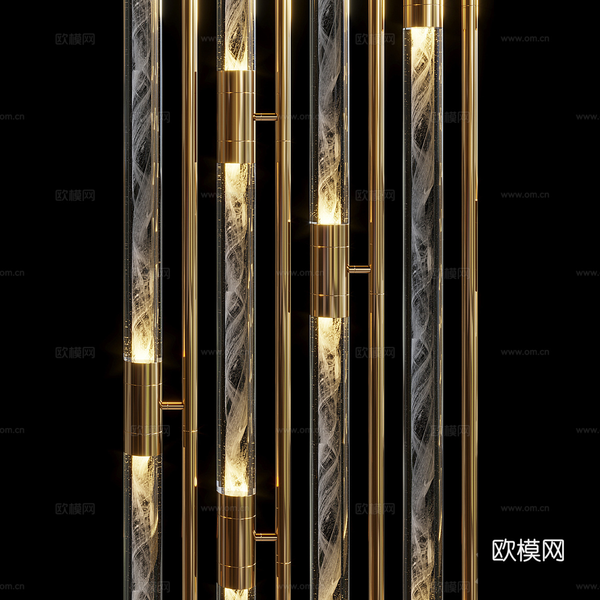 装饰灯柱3d模型下载（渲染图3）