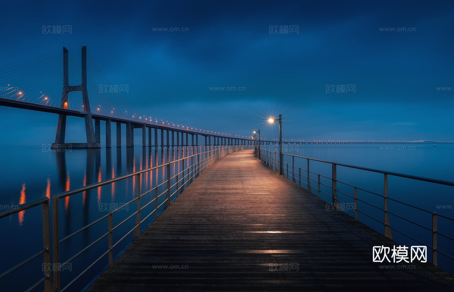 跨海大桥夜景下载
