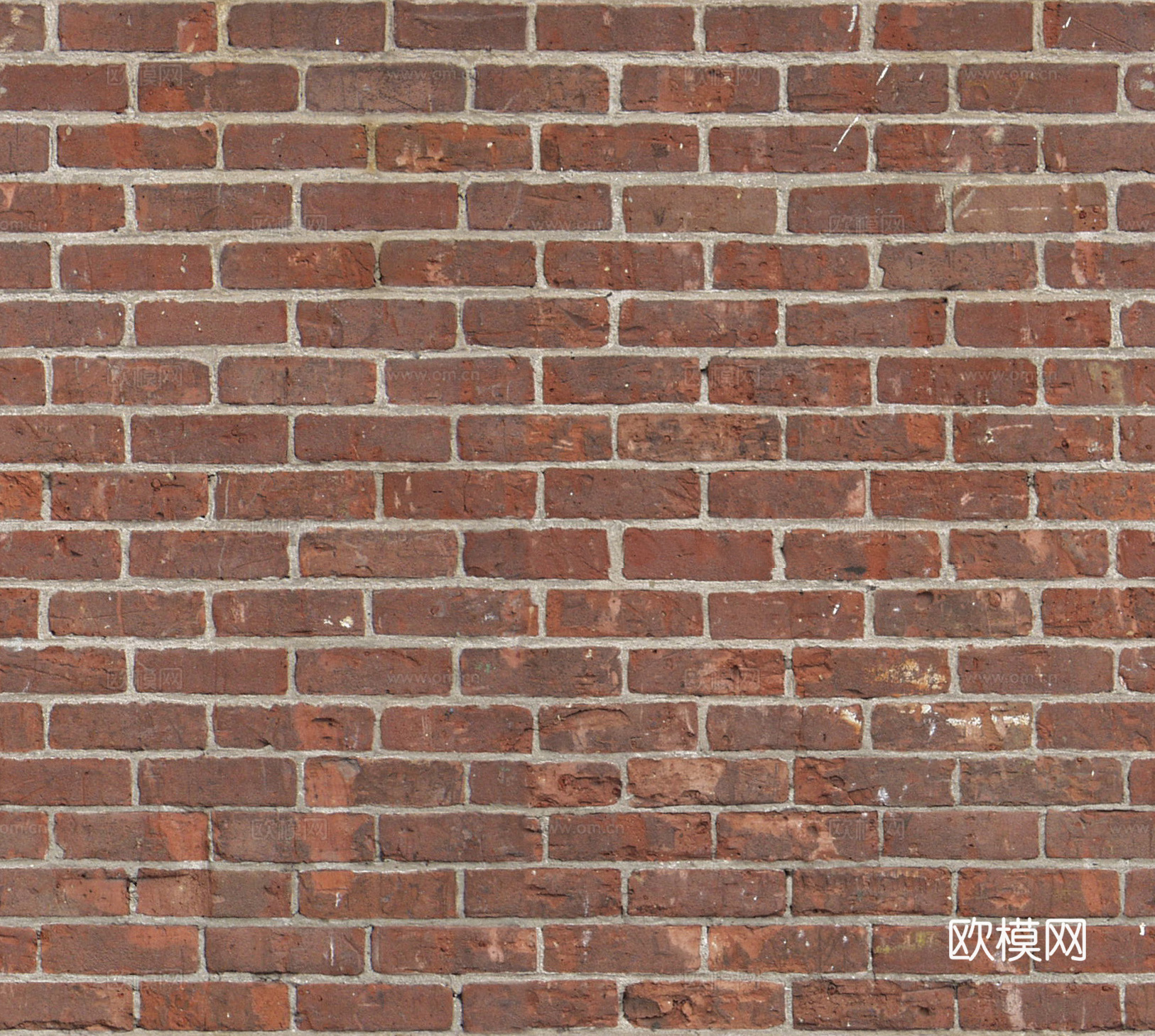 高清无缝红砖墙面贴图下载