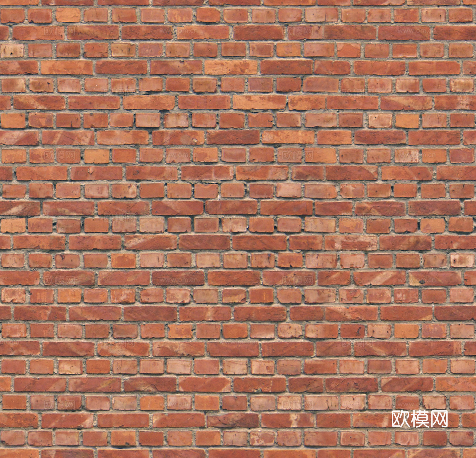 高清无缝红砖墙面贴图下载