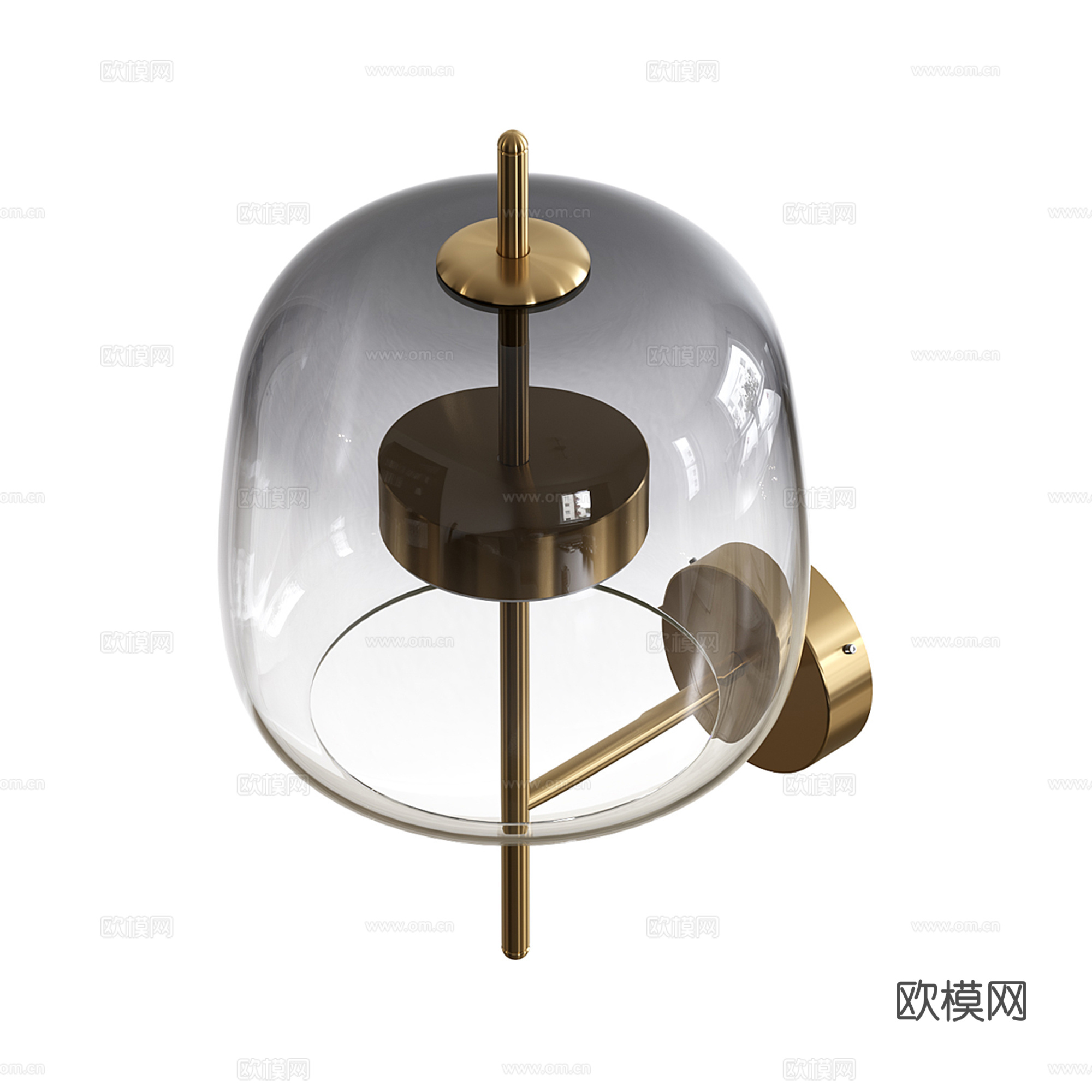 轻奢壁灯3d模型下载（渲染图3）