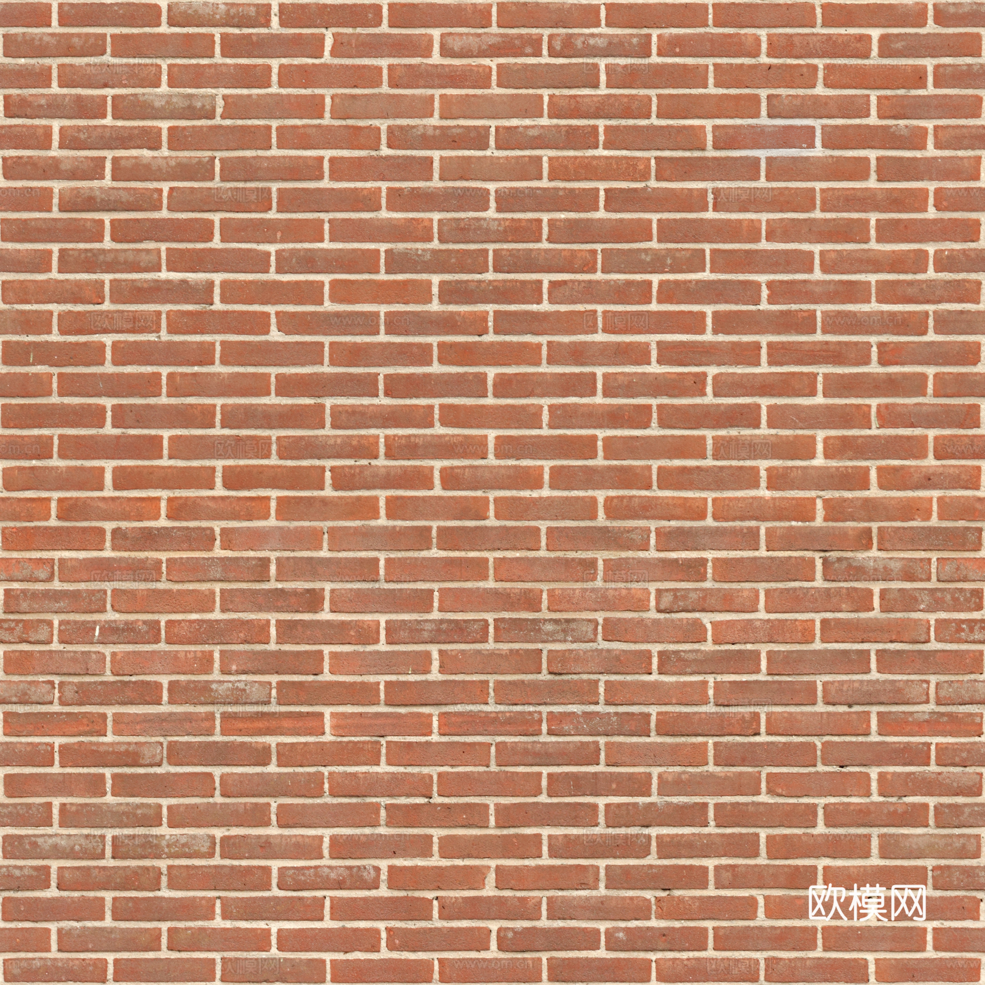 高清无缝红砖墙面贴图下载