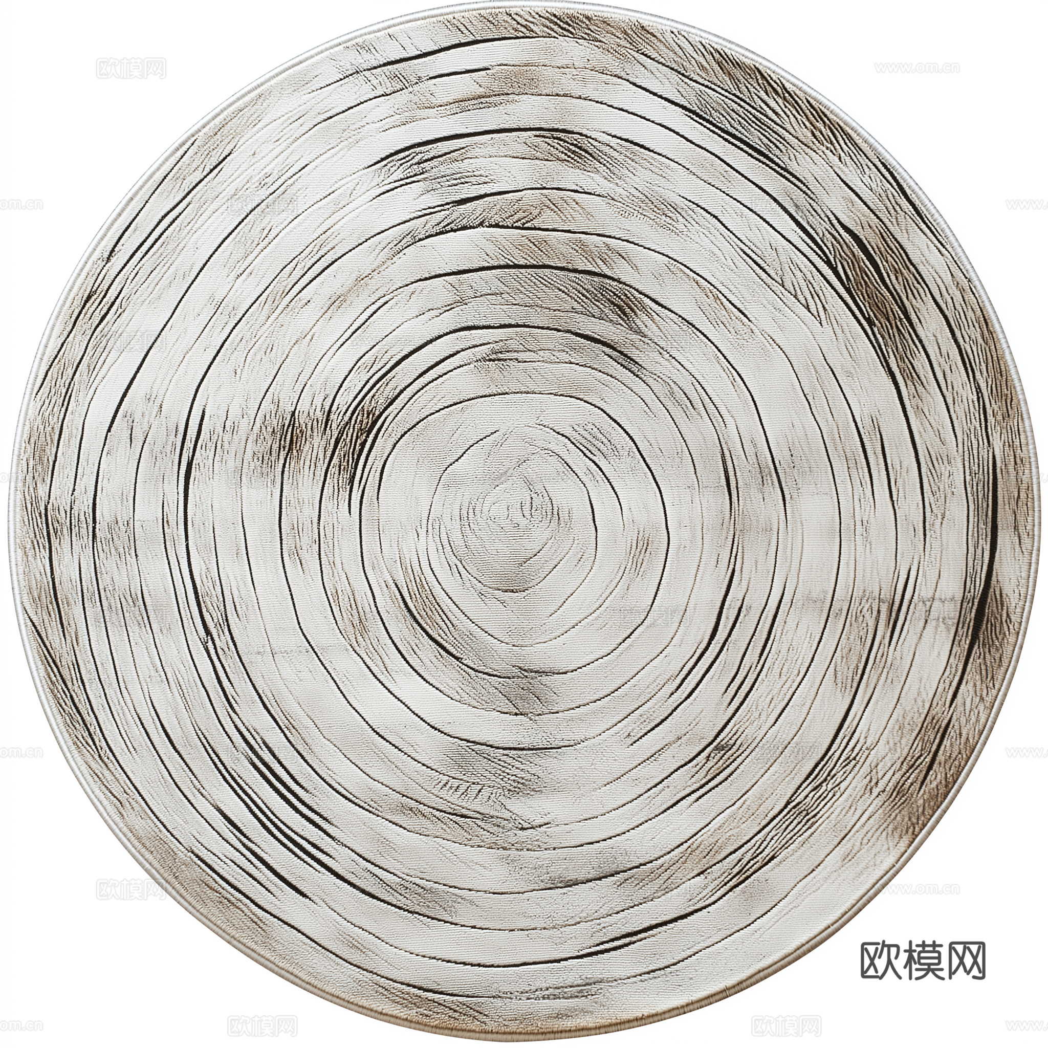 高清现代极简风格圆形地毯下载