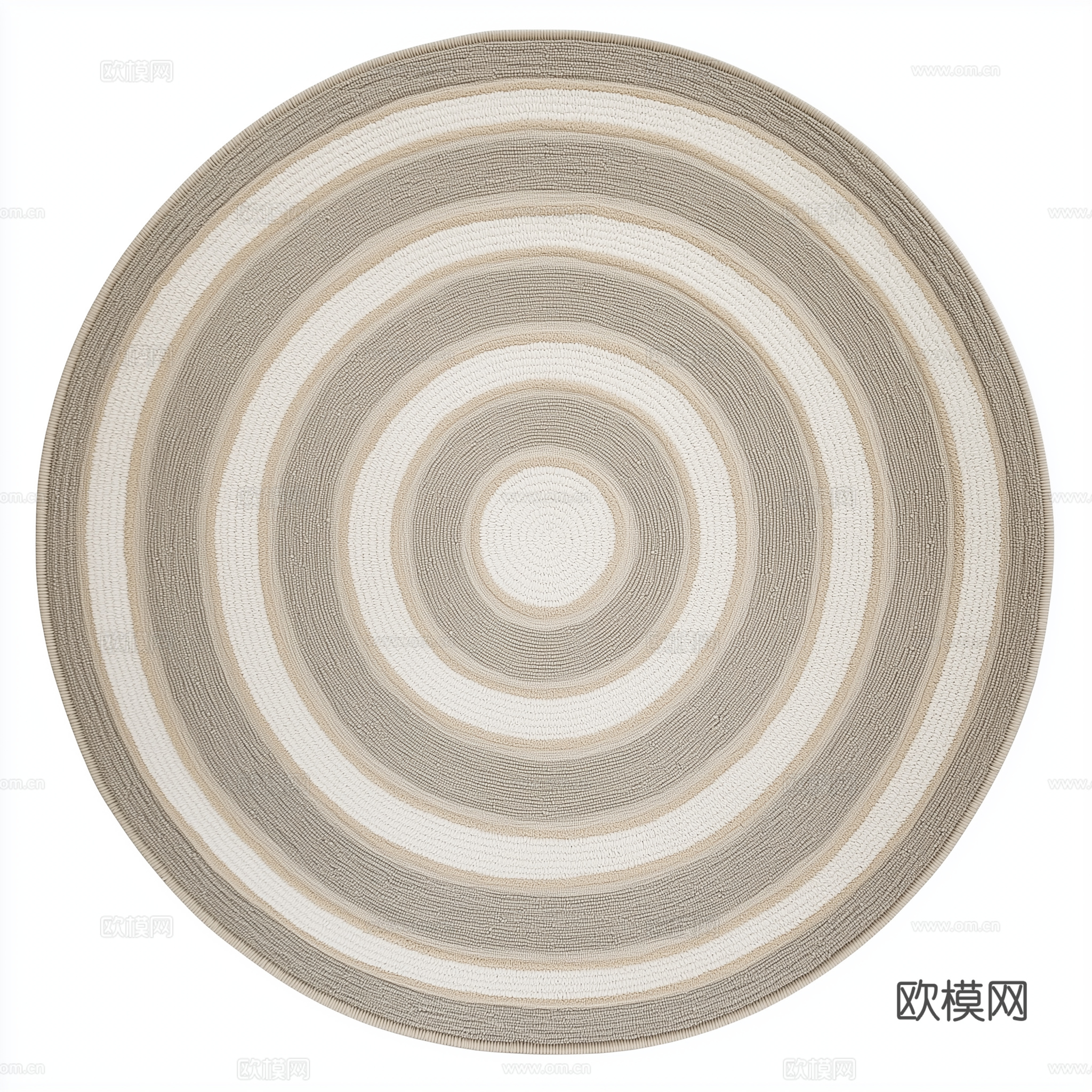 高清现代简约风格圆形地毯下载