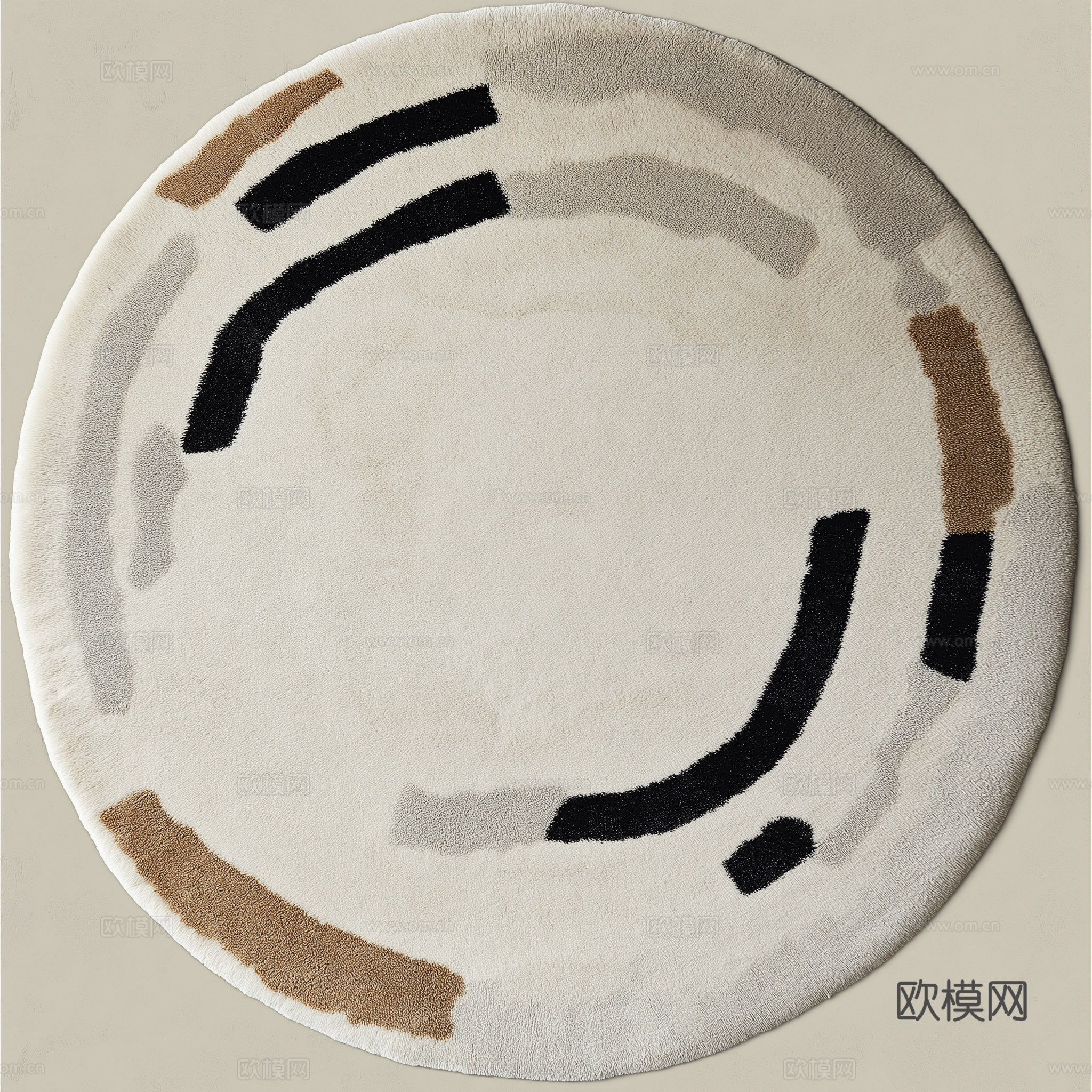 高清现代北欧风格儿童圆形地毯下载