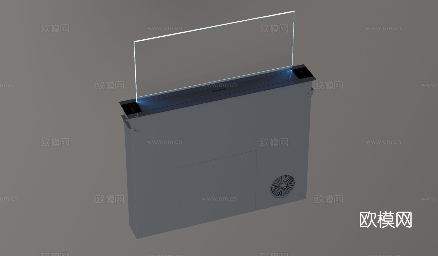 厨房电器 升降油烟机3d模型