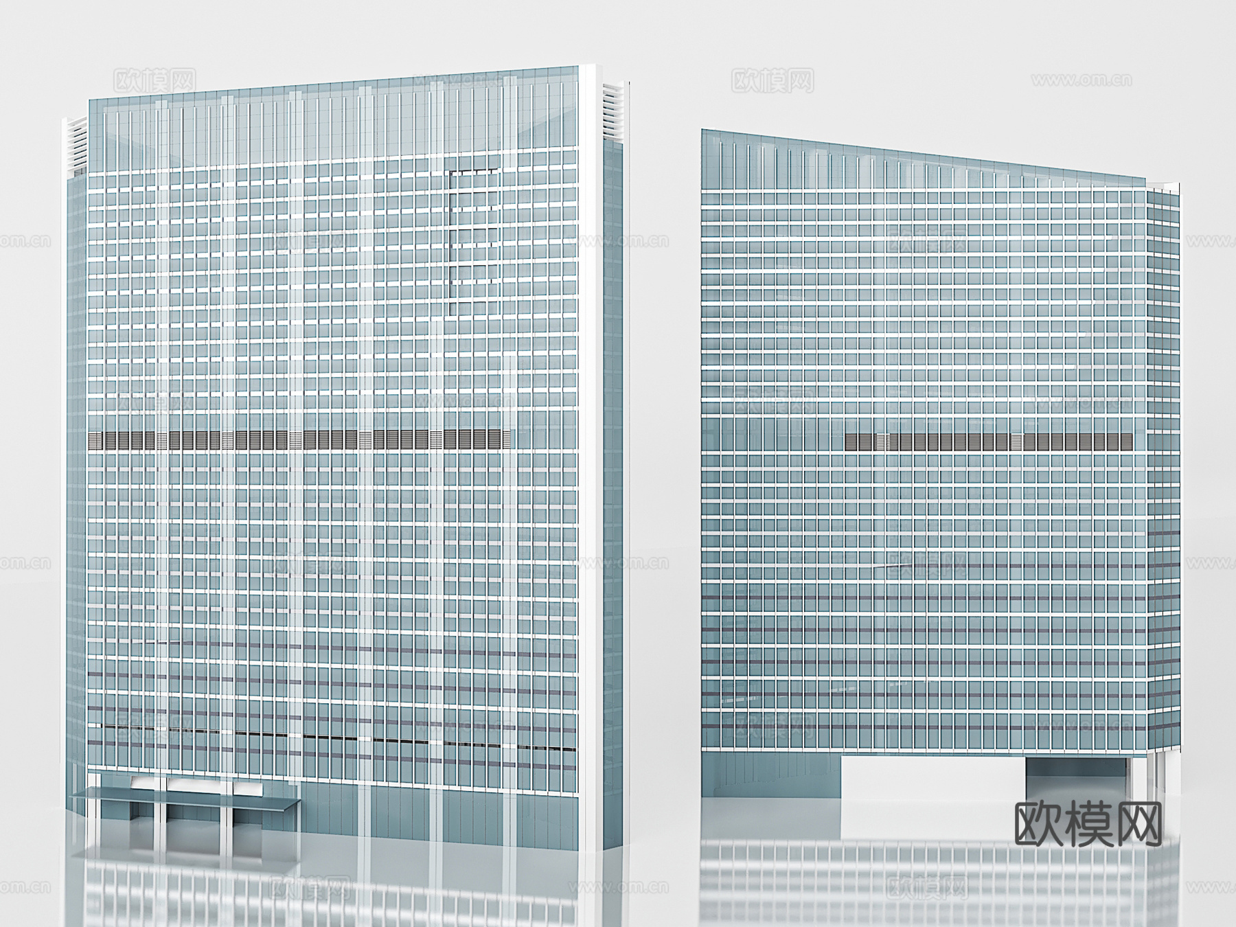 办公楼建筑3d模型