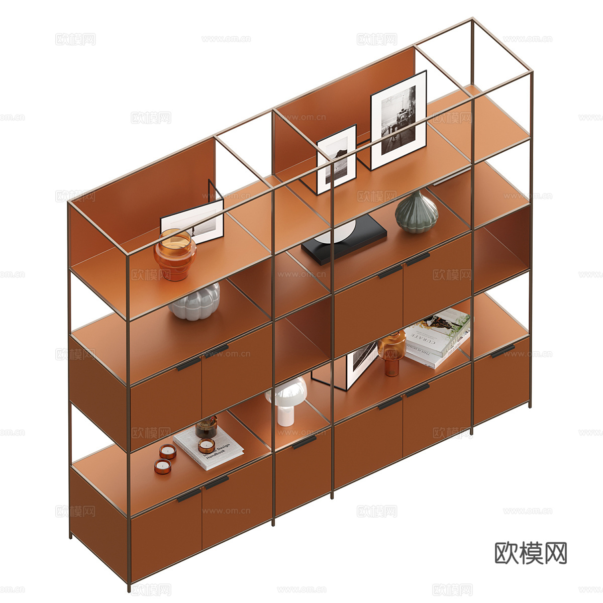 现代装饰柜3d模型