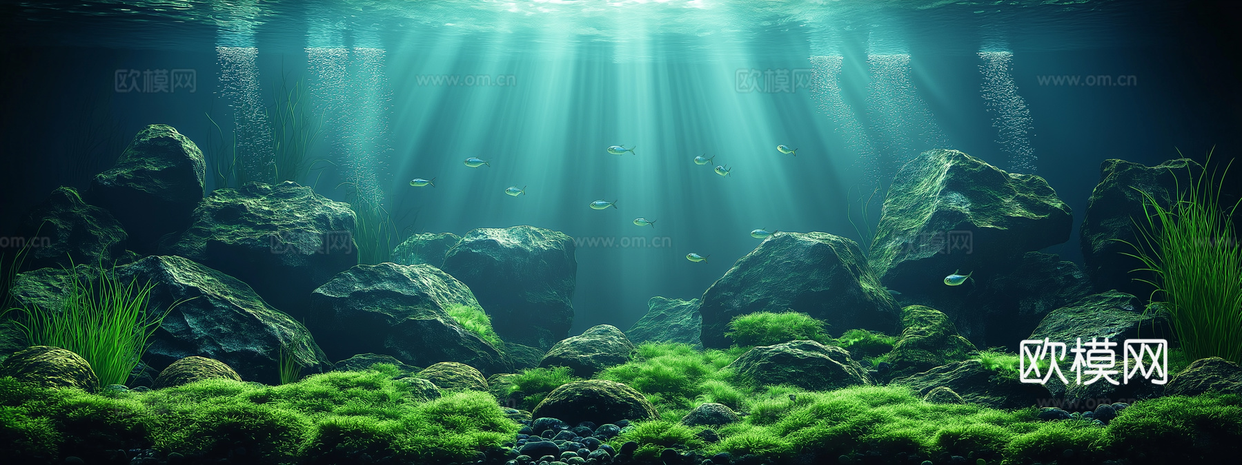 高清鱼缸贴图下载