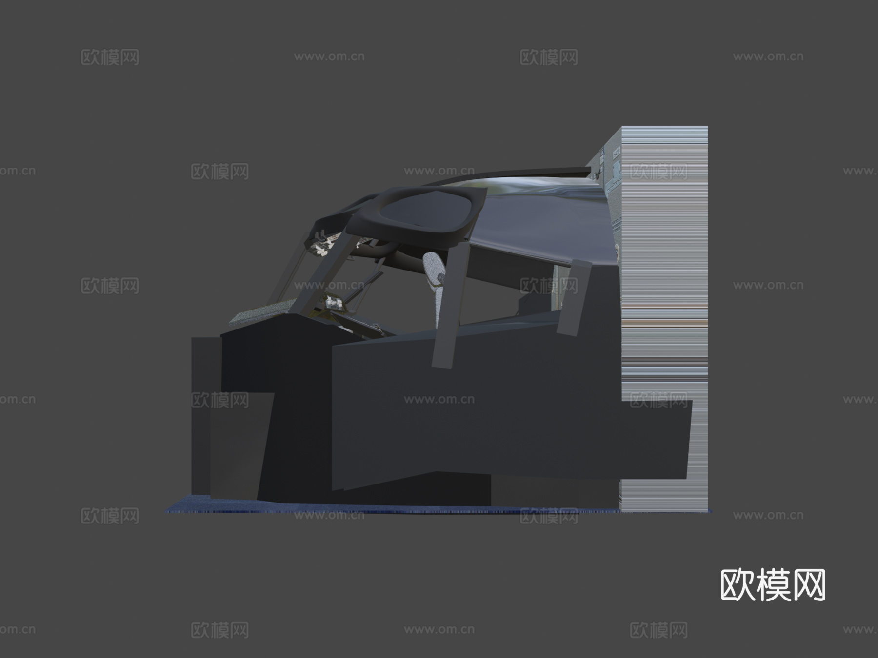 飞机驾驶舱su模型