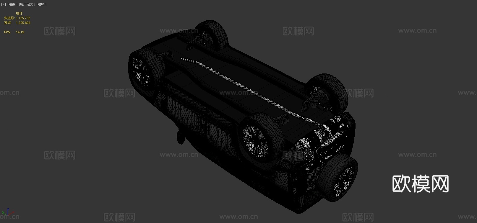 路虎卫士汽车su模型