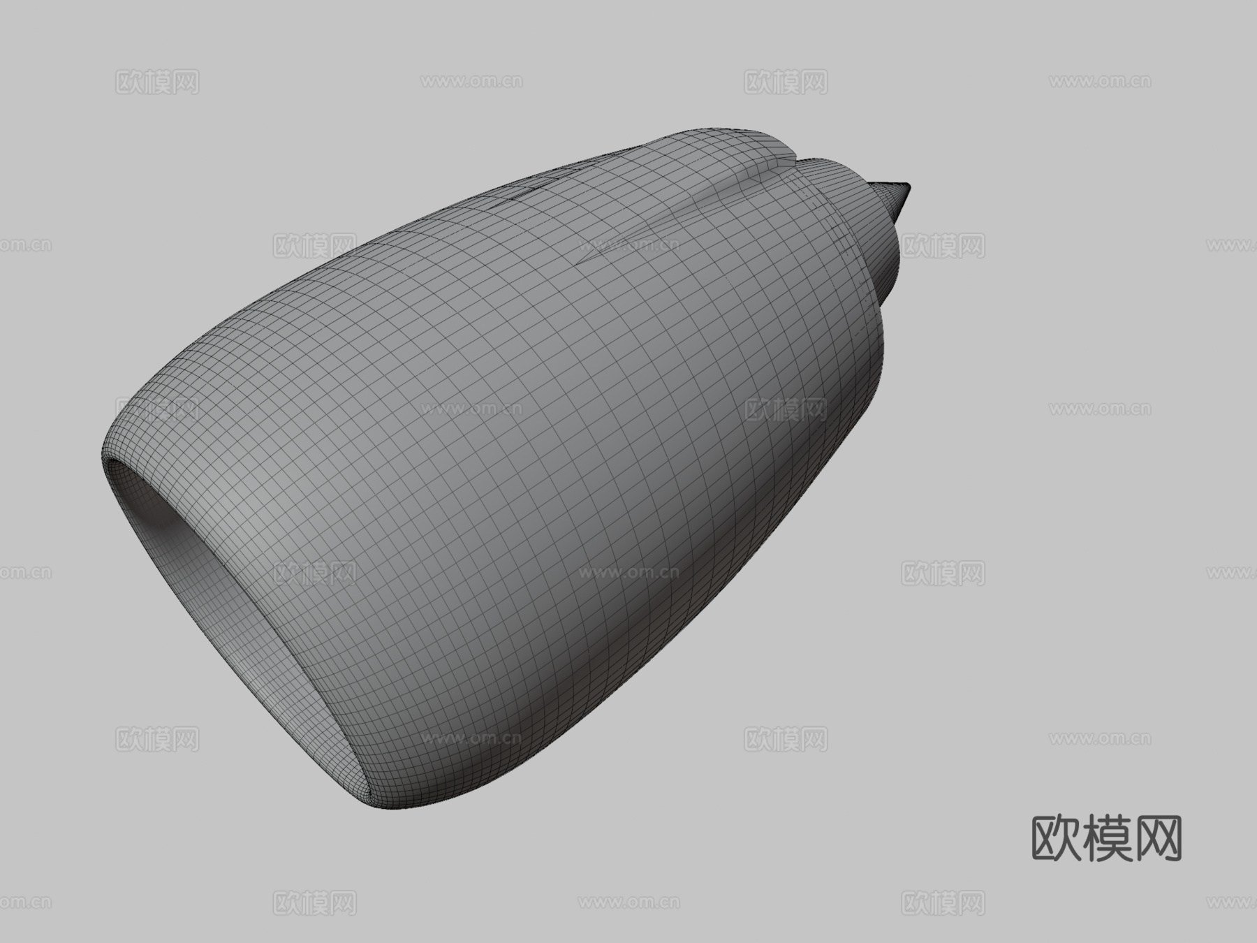 劳斯莱斯引擎su模型