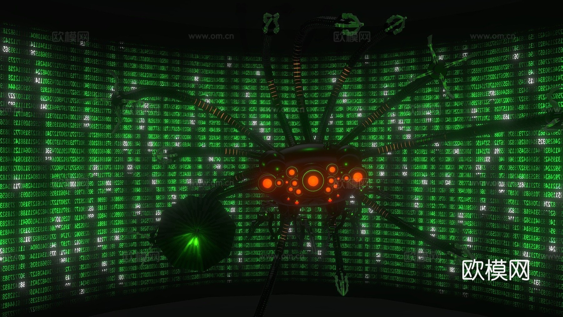 哨兵机器su模型下载（渲染图2）