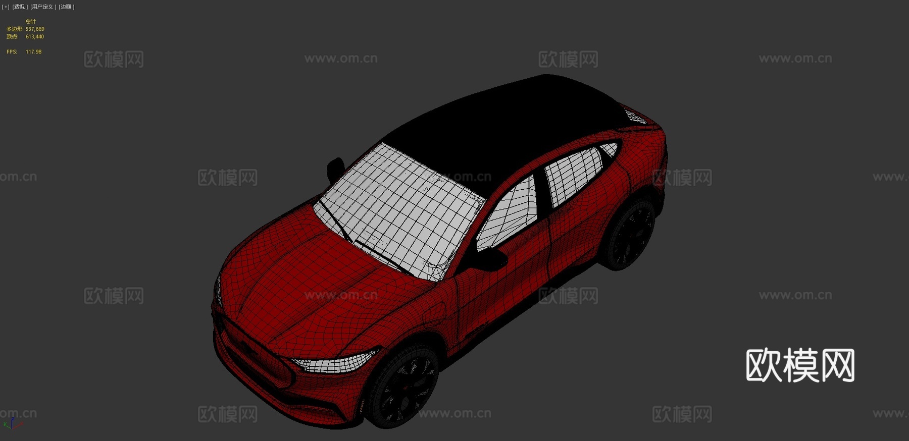 福特汽车su模型