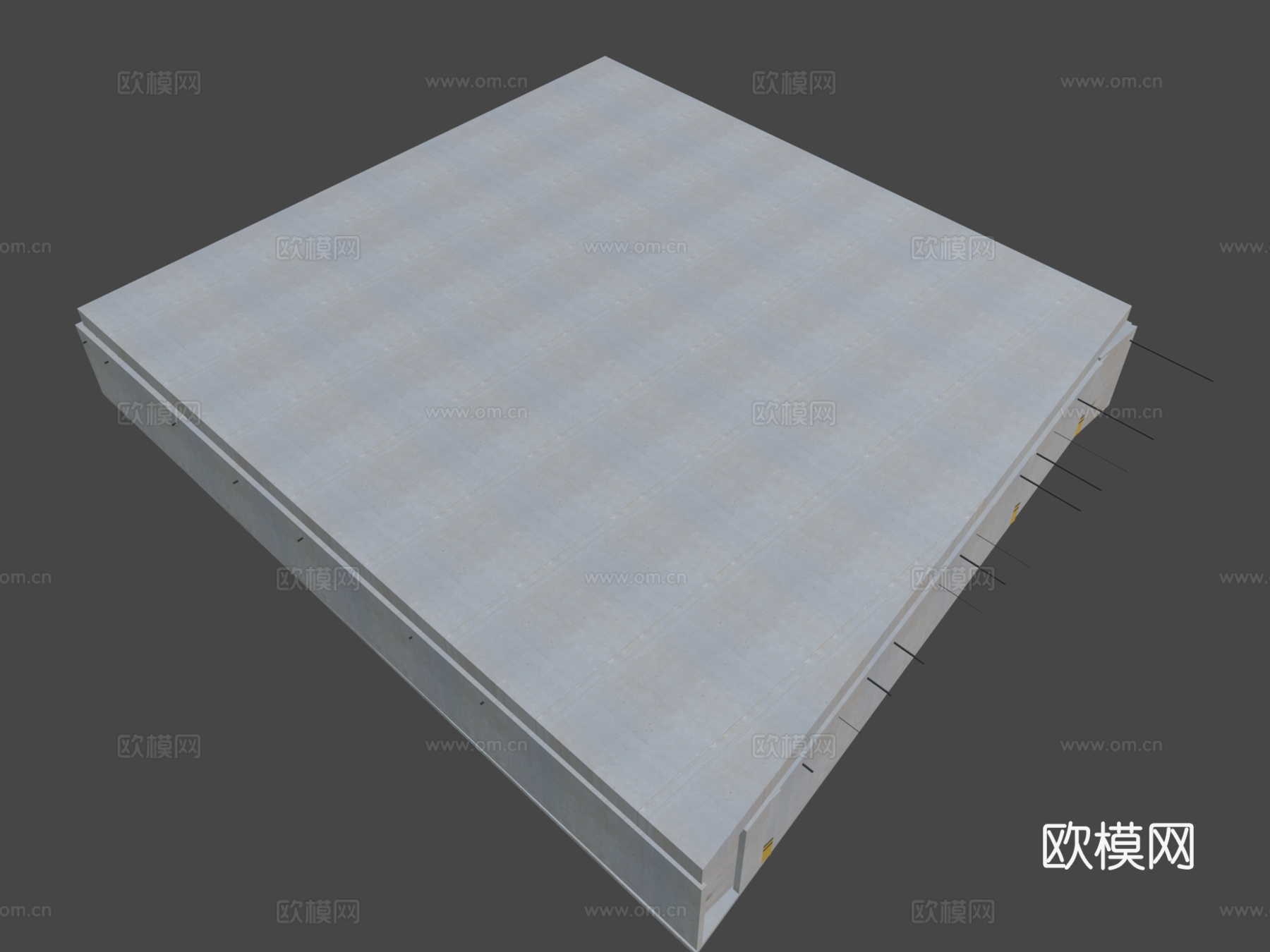 地下停车场su模型下载（渲染图8）