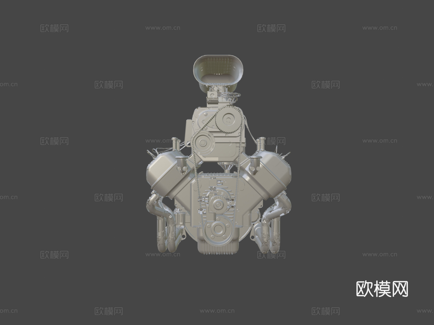 发动机su模型下载（渲染图7）