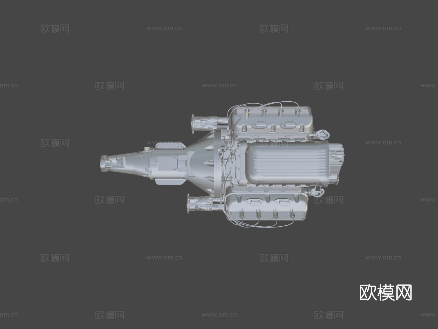 发动机su模型下载（渲染图5）