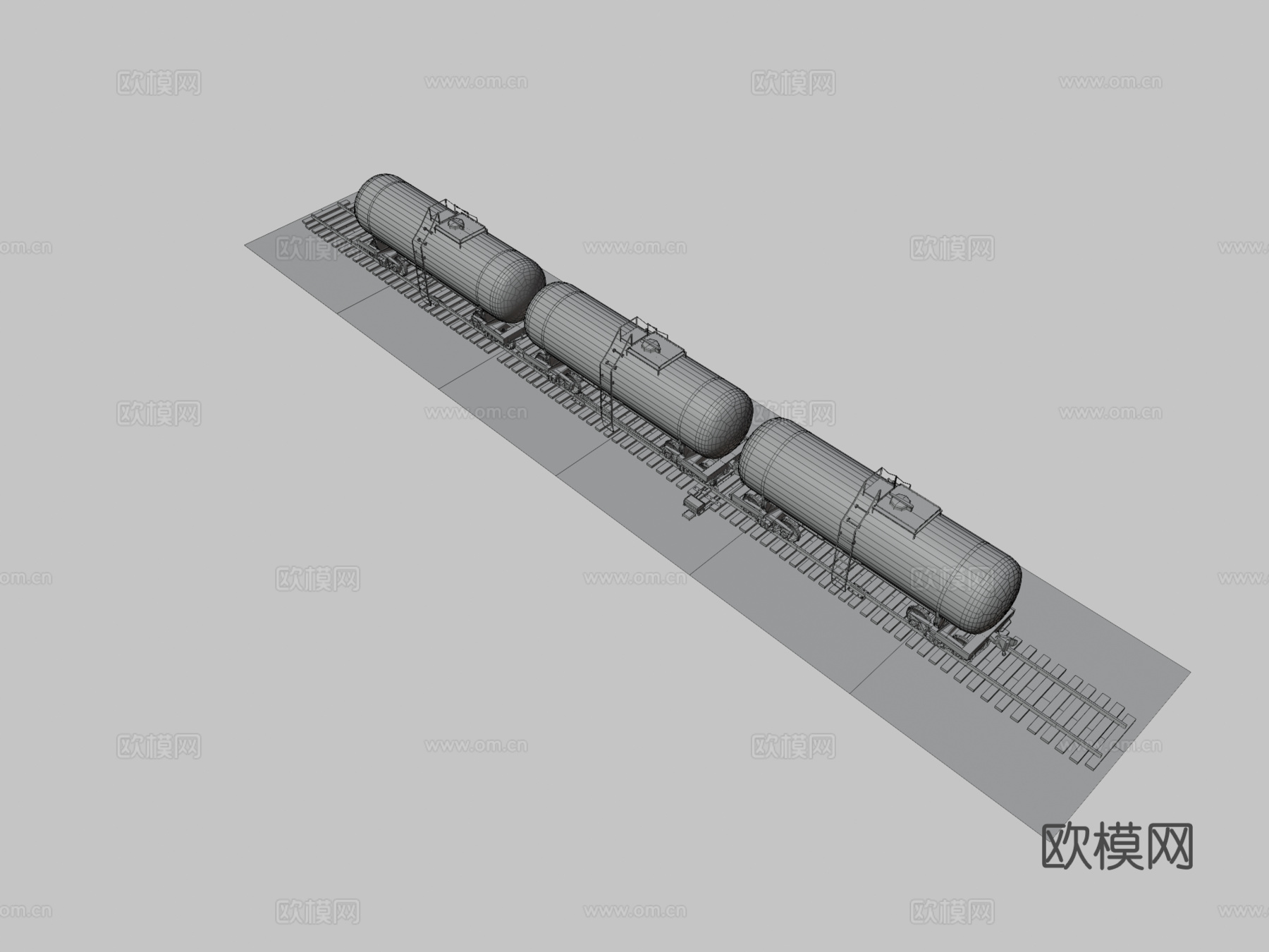 铁路油罐su模型