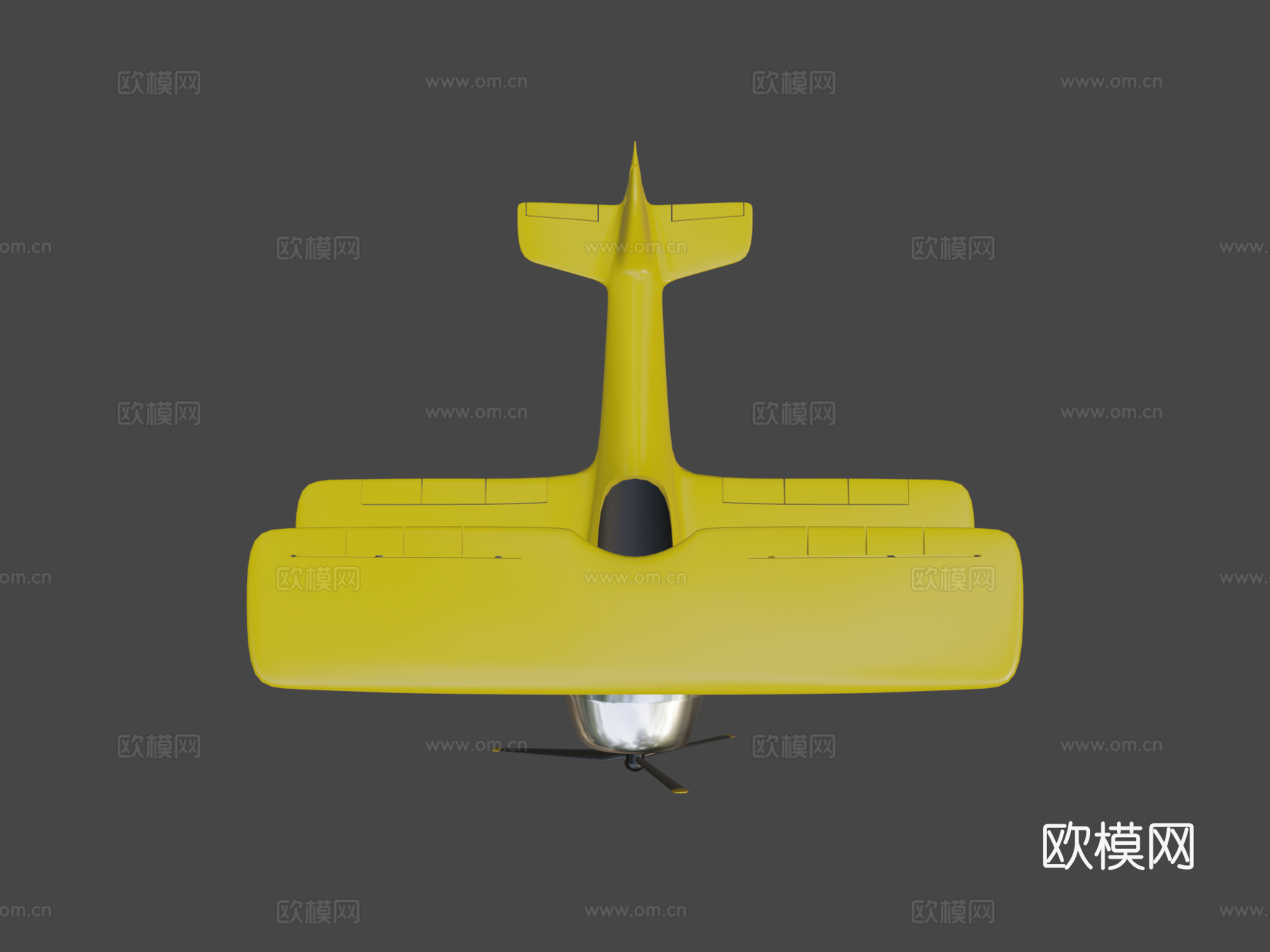 玩具飞机su模型下载（渲染图5）