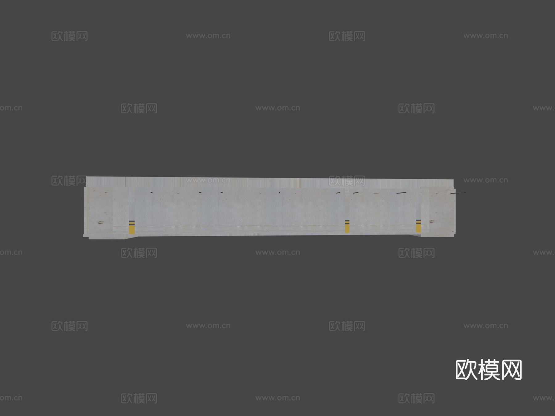 地下停车场su模型下载（渲染图7）