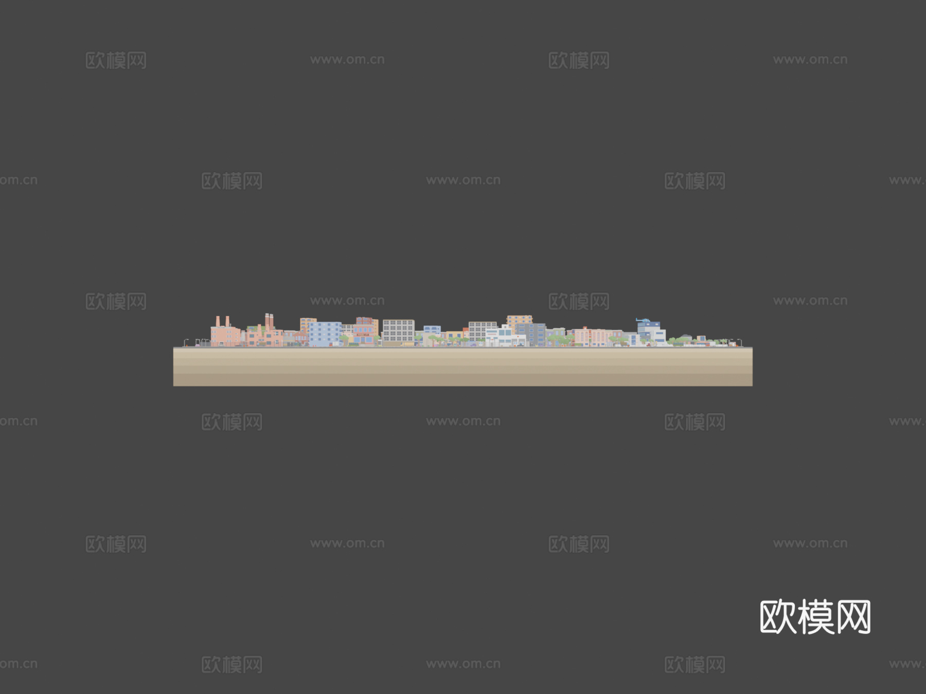 工业城市su模型下载（渲染图5）