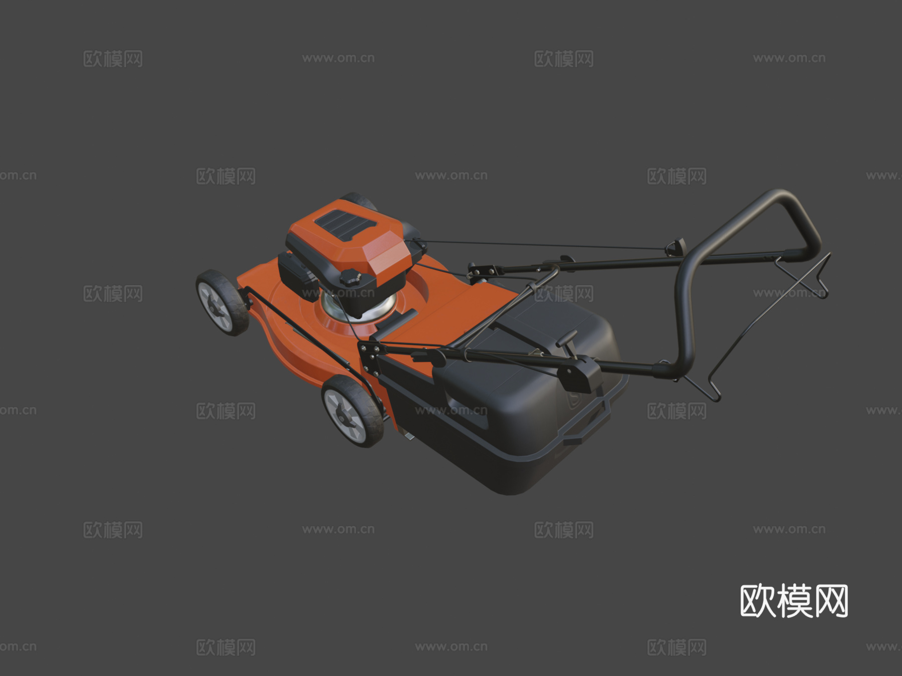 割草机su模型下载（渲染图7）