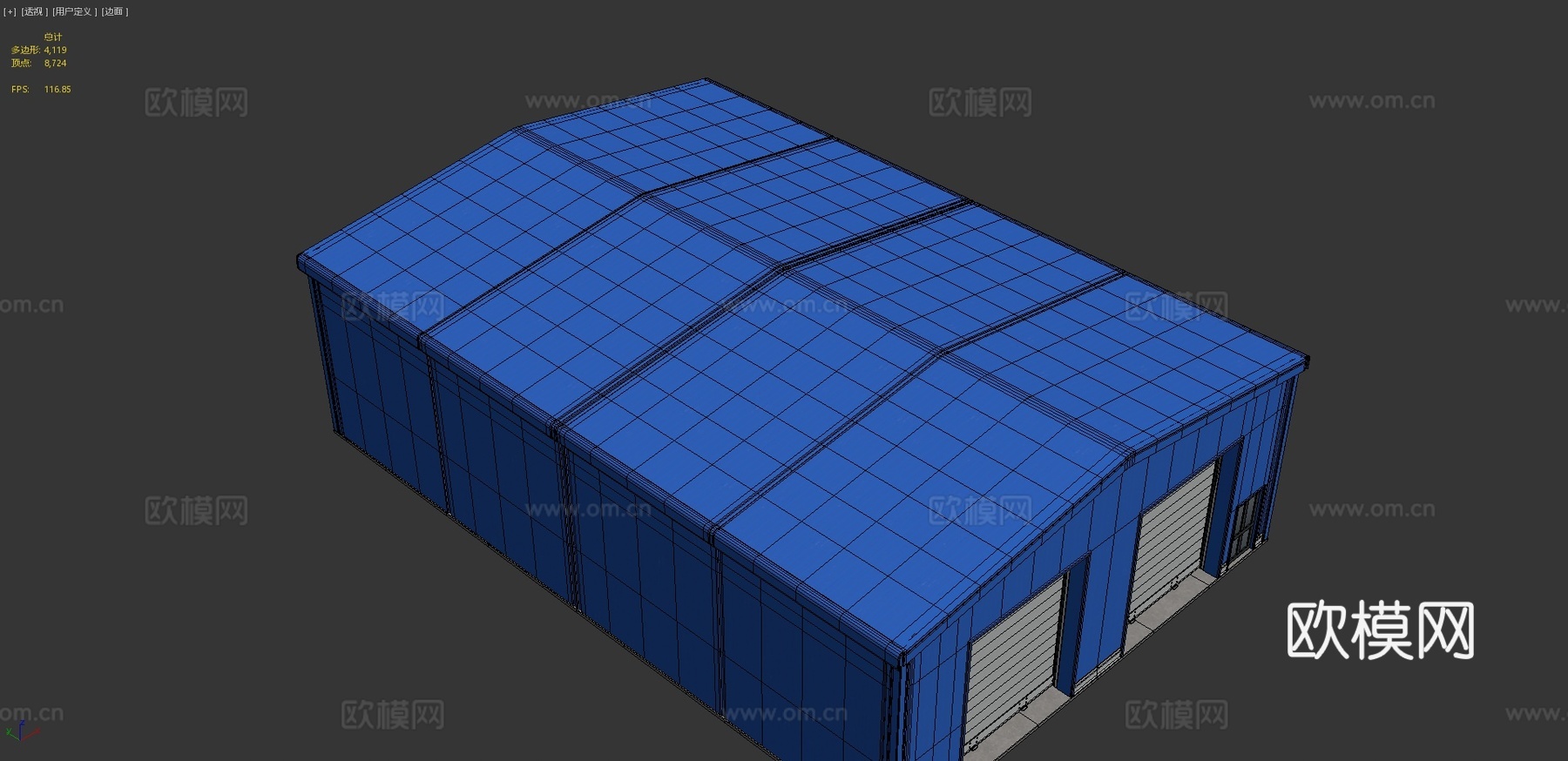 大型仓库su模型